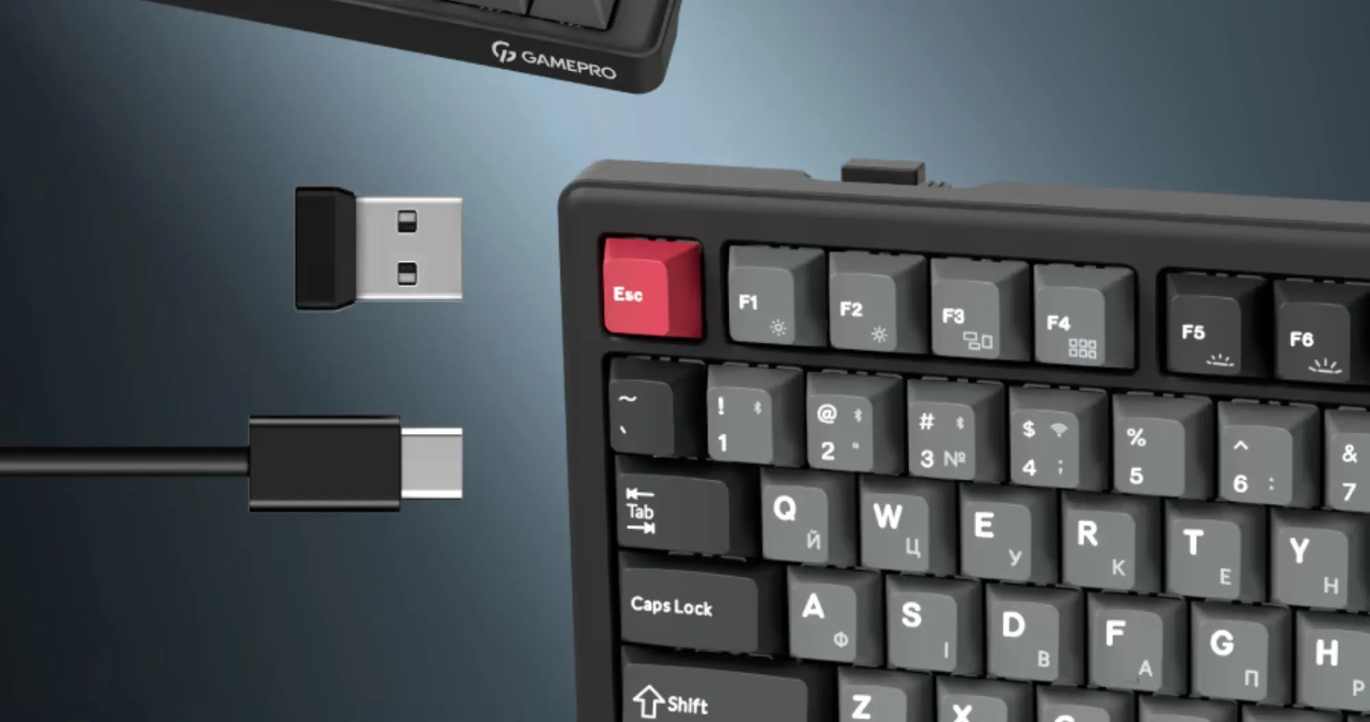 Клавіатура GamePro Asgard Yord (MK266BL) (Blue) (UA)