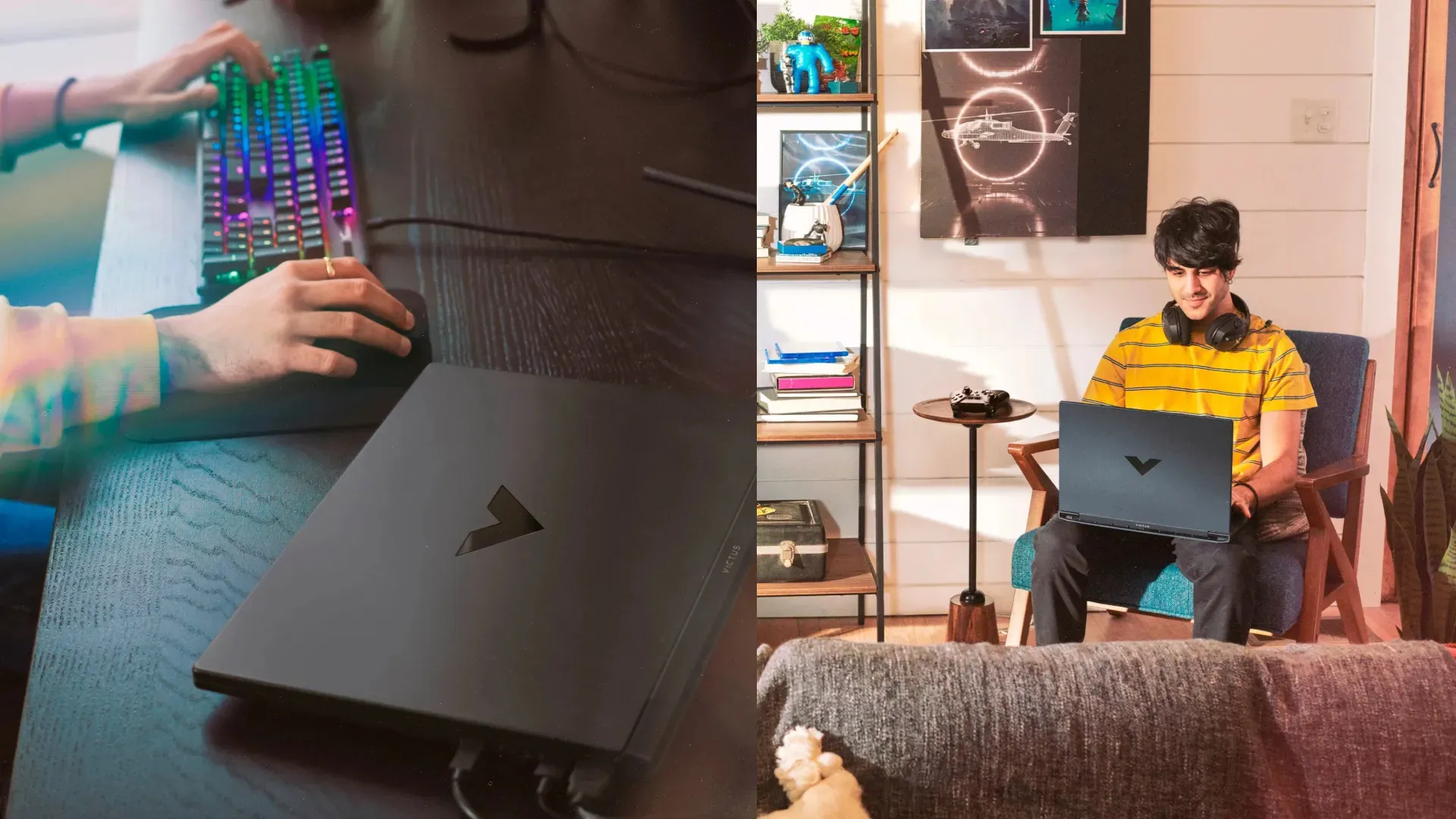 Ноутбук Ноутбук HP Victus 15-fb3770ng 16" (AMD Ryzen AI 7/16GB/1TB (SSD)/RTX 5060) (C65D7EA) (Standard)