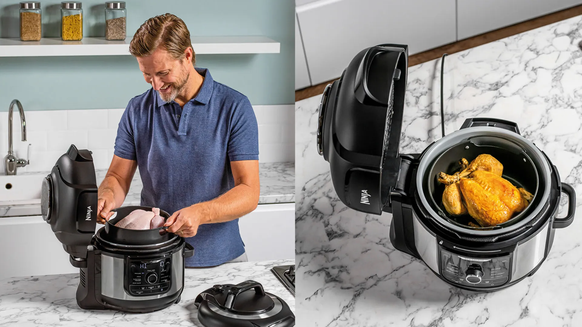 Мультиварка-скороварка Ninja Foodi 7.5L Max SmartLid (UA)