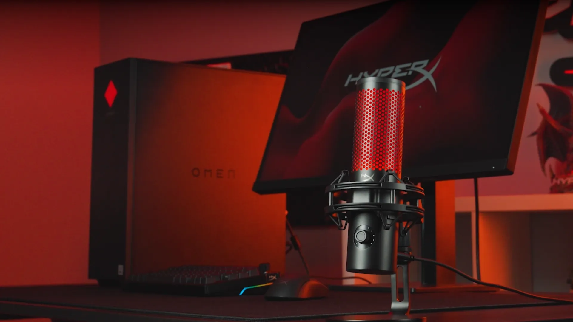 Микрофон HyperX QuadCast 2 (Black/Red) (EU)