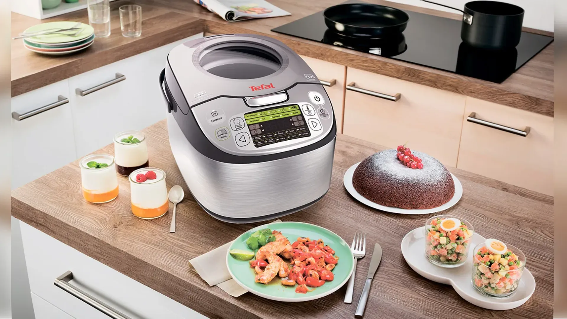 Мультиварка Tefal Fuzzy Logic RK812B32 (UA)