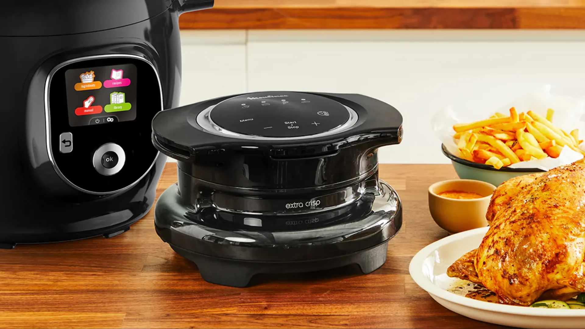 Мультиварка-скороварка Tefal Cook4me+ Connect CY855830 (UA)