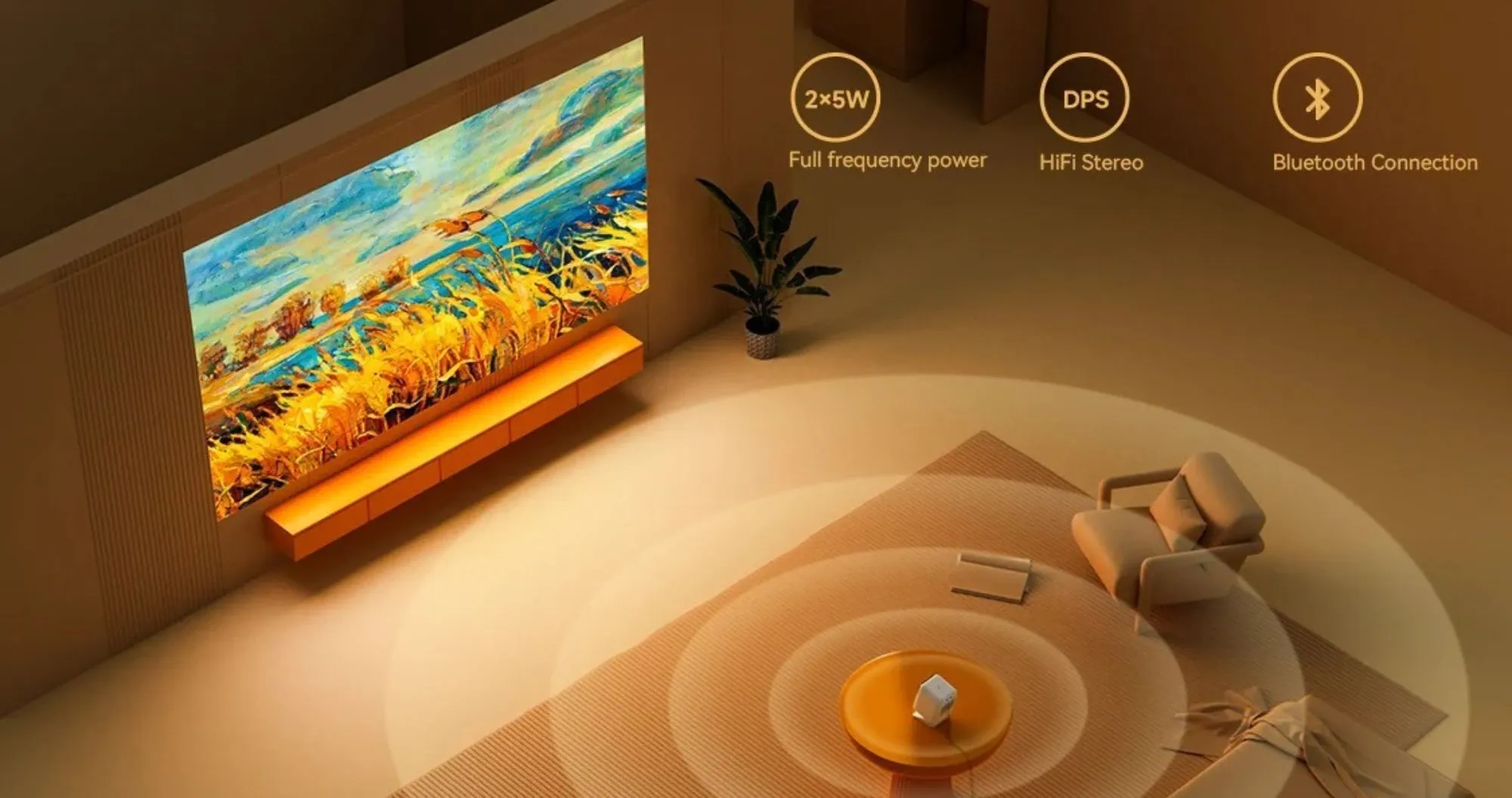 Мультимедийный проектор Wanbo Dali 1 (White)