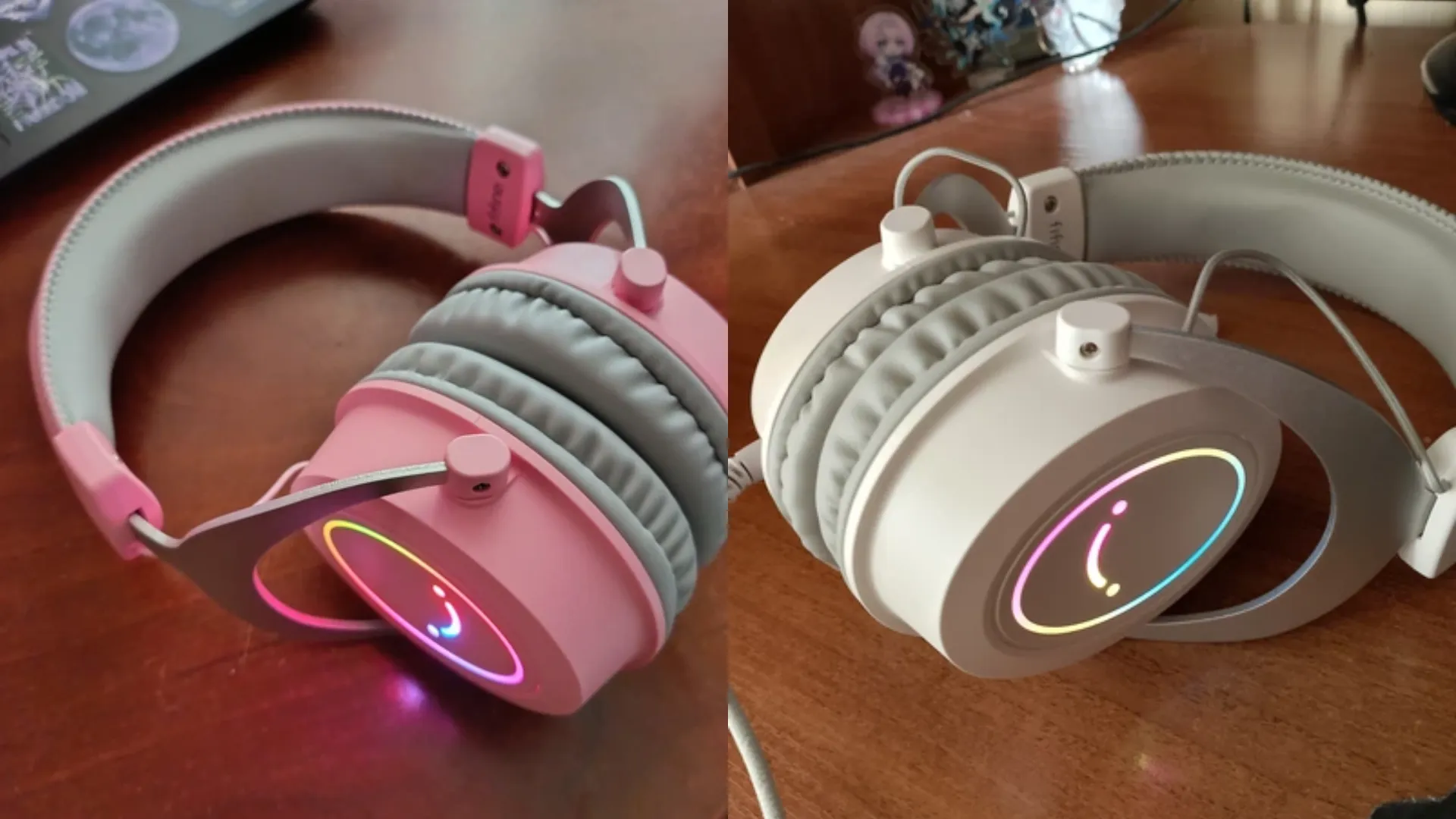 Ігрова гарнітура Fifine RGB H3P (Pink) (UA)