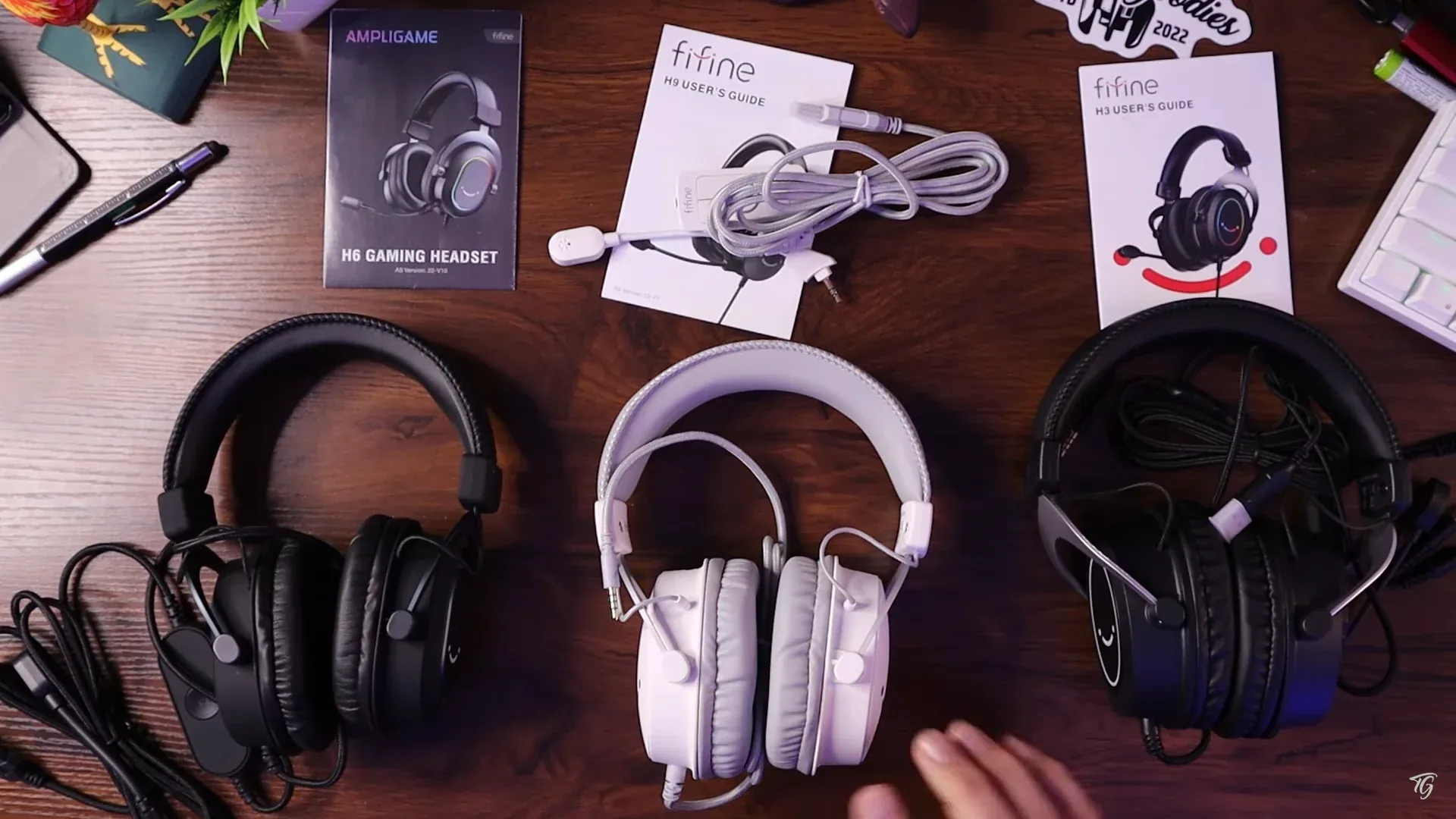 Ігрова гарнітура Fifine RGB H3P (Pink) (UA)