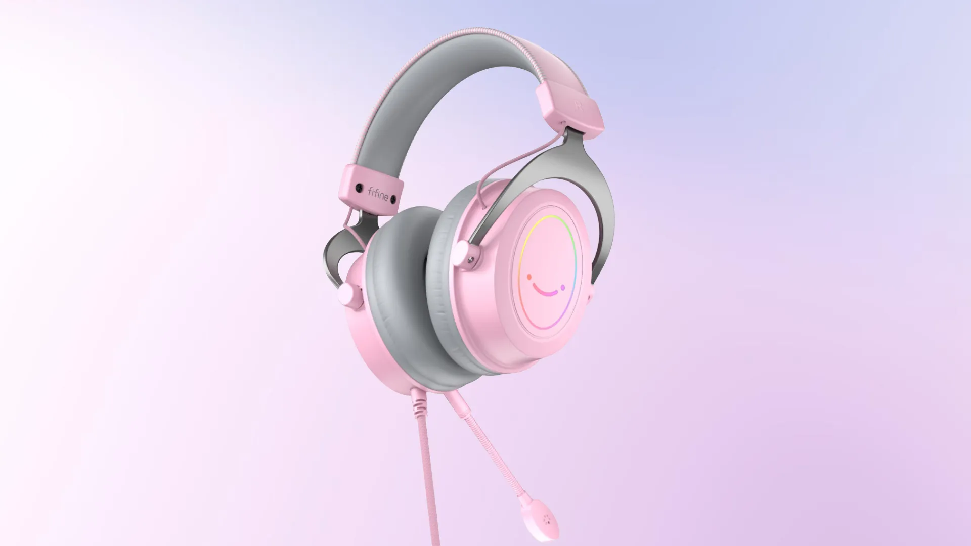 Ігрова гарнітура Fifine RGB H3P (Pink) (UA)