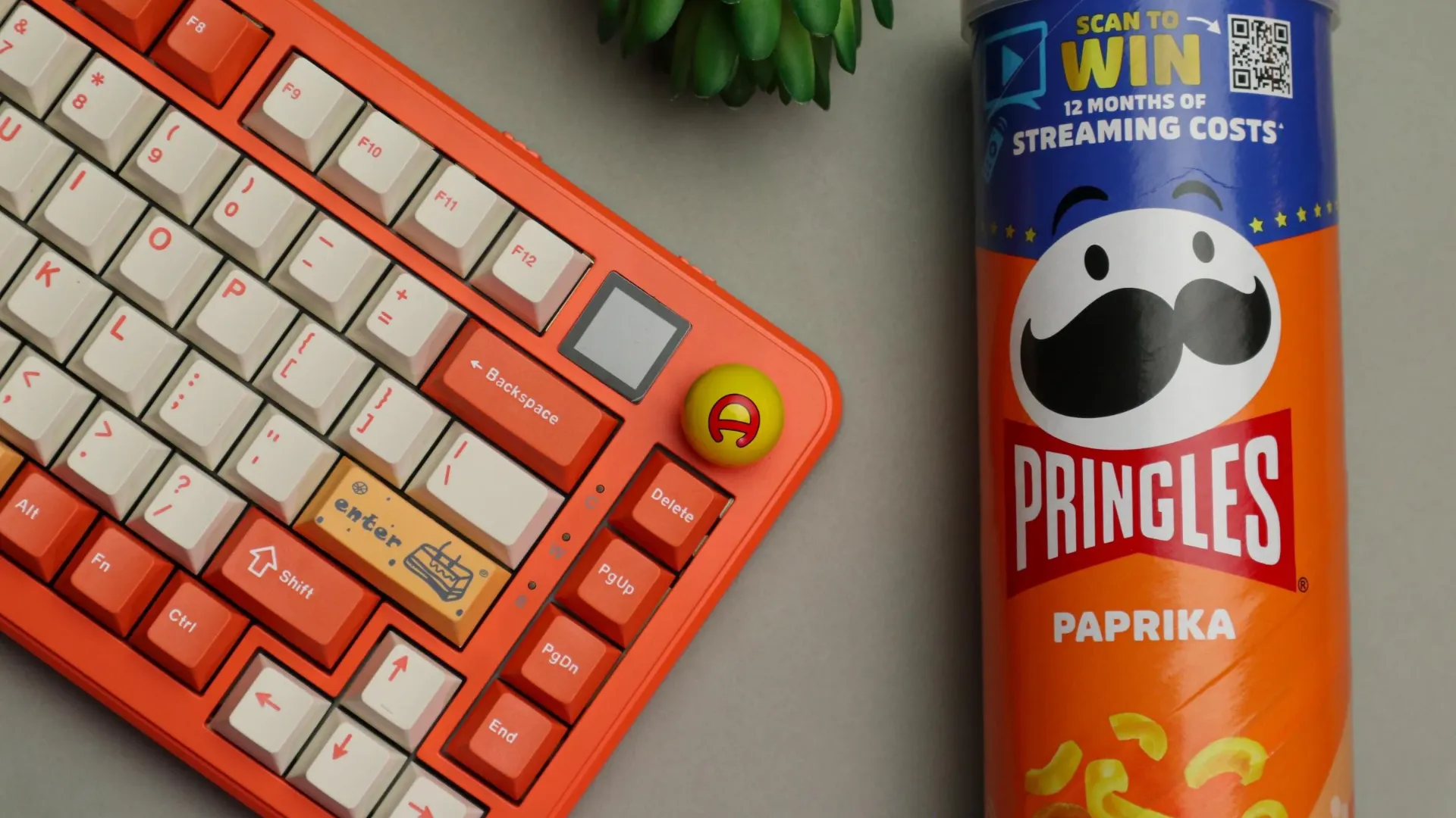 Клавіатура ігрова Ajazz (Orange) (AK820MAX-AS-OW) (UA)