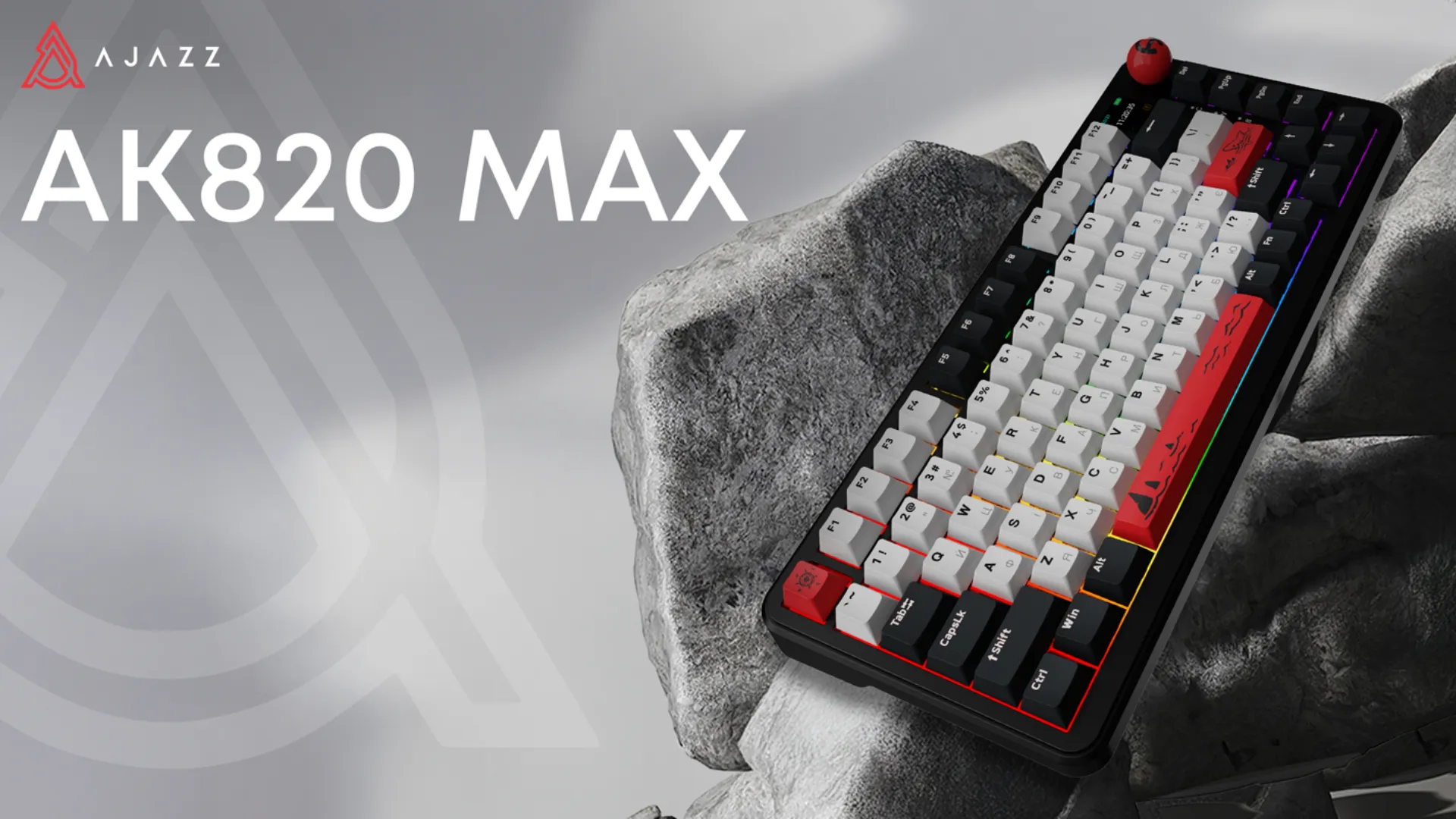 Клавіатура ігрова Ajazz (Orange) (AK820MAX-AS-OW) (UA)