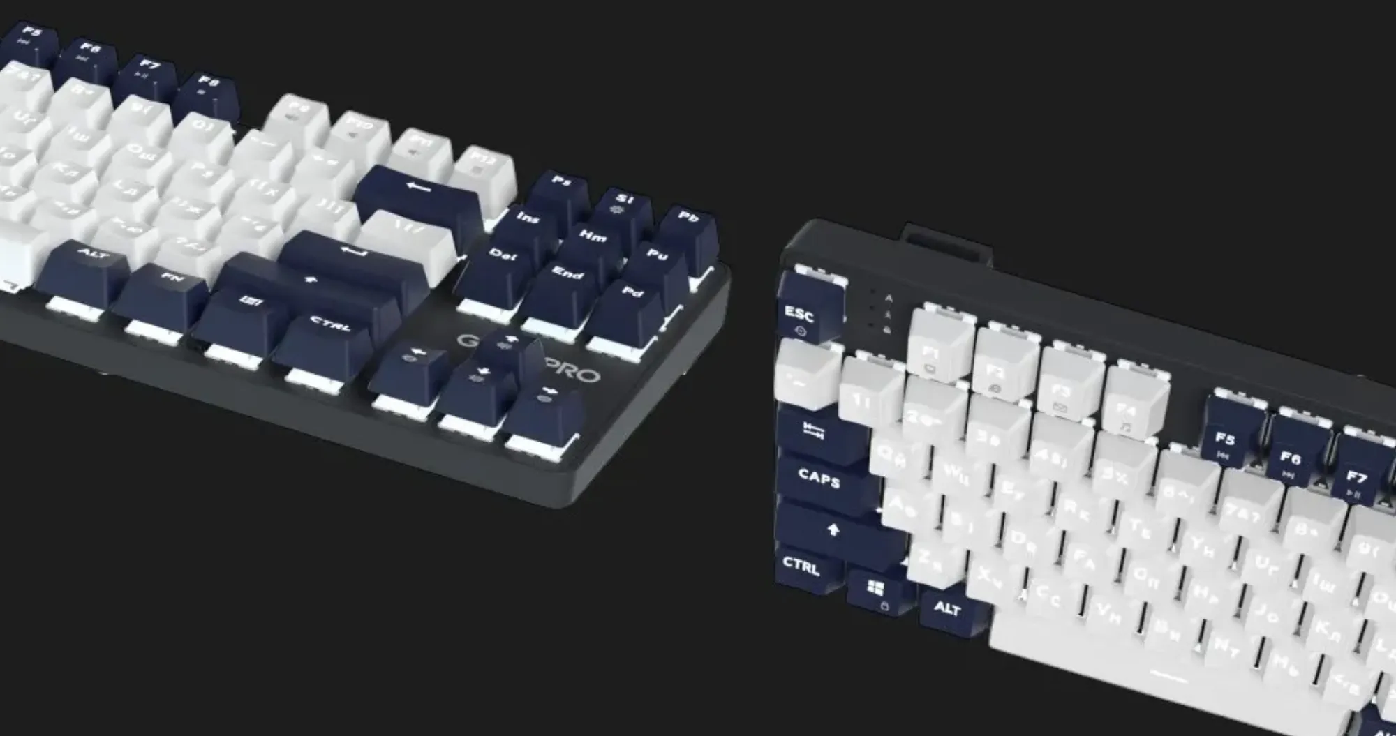 Клавіатура GamePro Genesis Metallic 87% Red switches (Black) (UA)