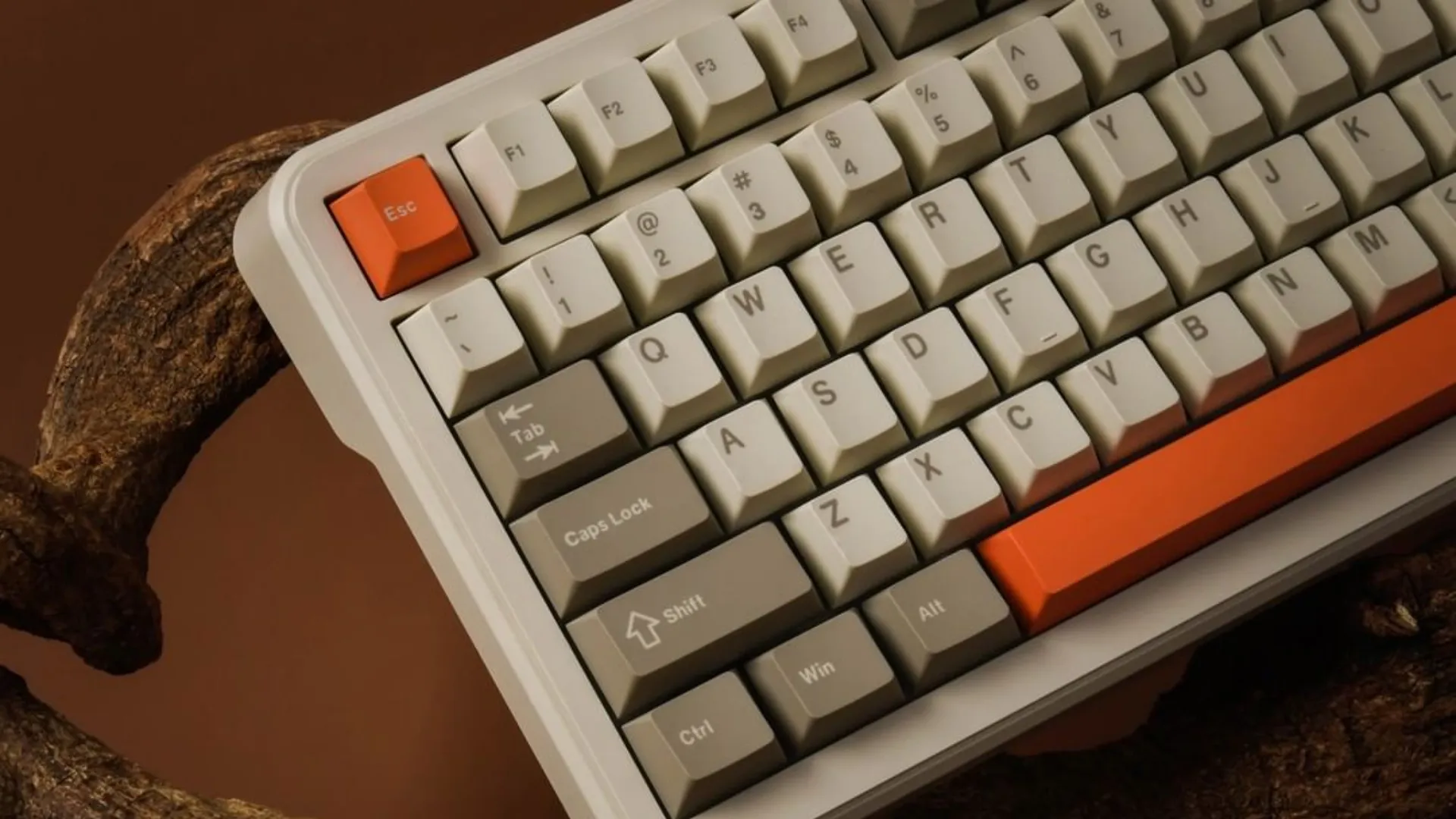 Клавіатура ігрова Ajazz AK820 MAX Flying Fish Switch (Retro) (AK820MAX-FF-R) (UA)