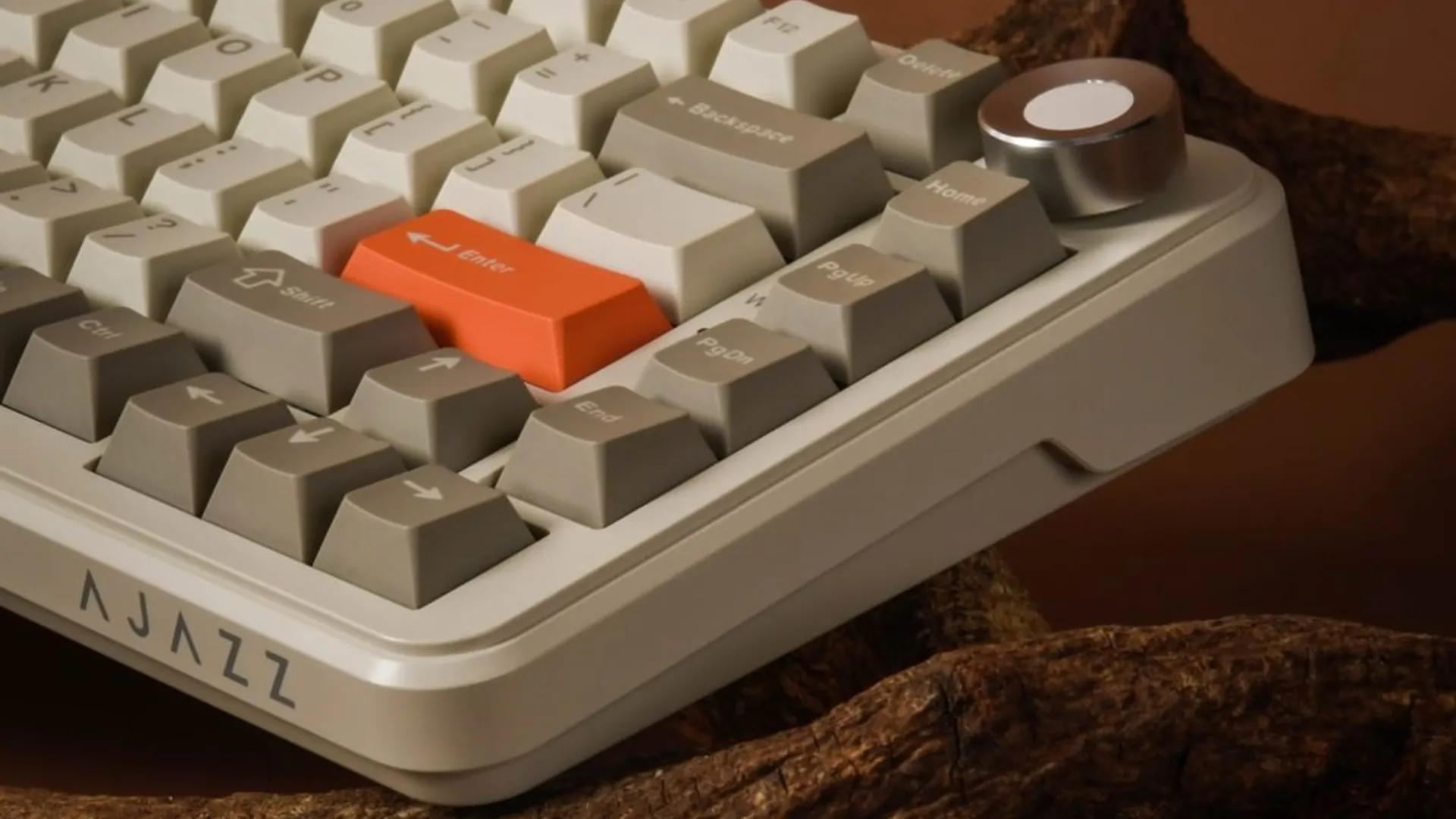 Клавіатура ігрова Ajazz AK820 MAX Flying Fish Switch (Retro) (AK820MAX-FF-R) (UA)