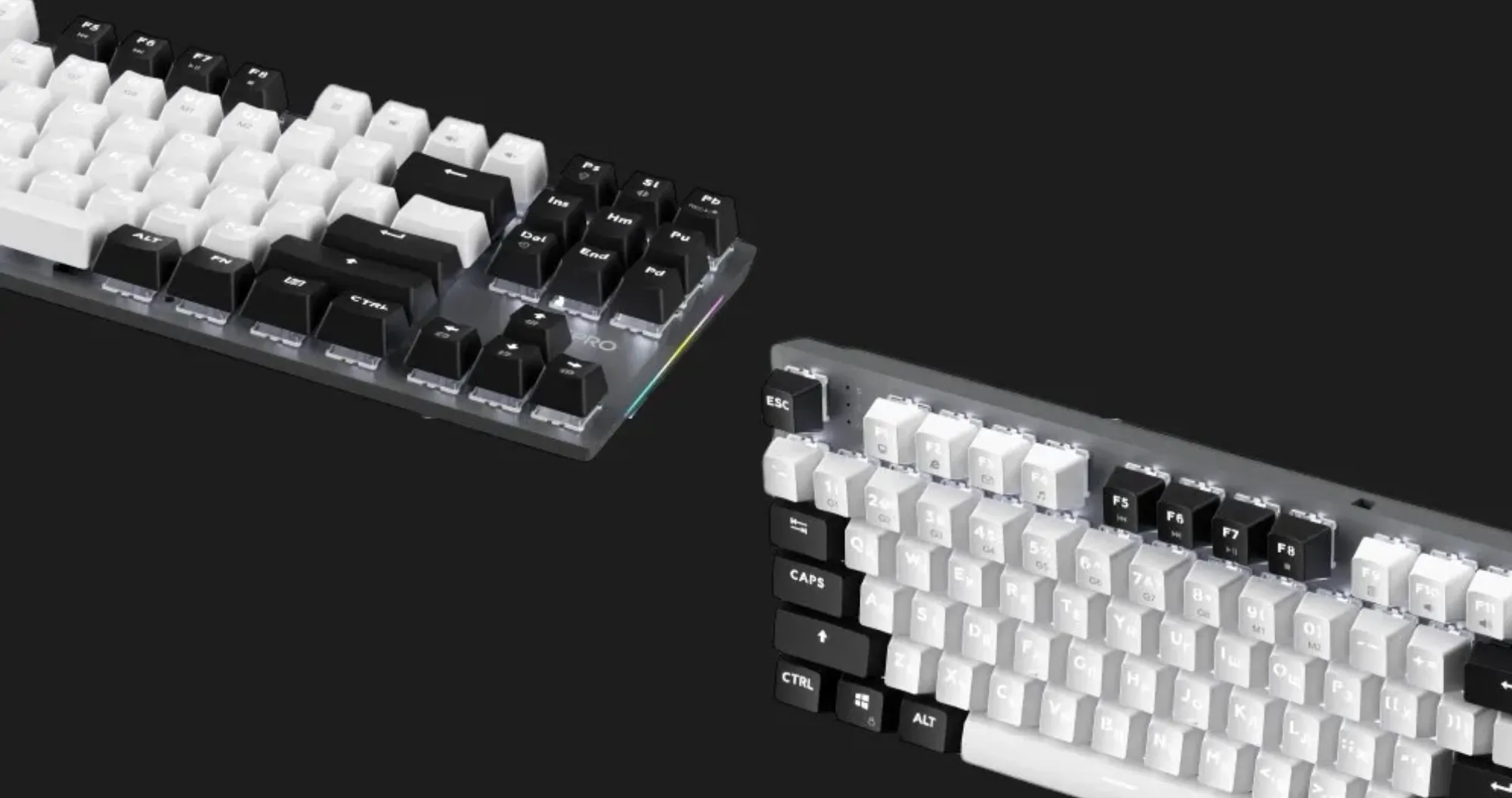 Клавіатура GamePro Genesis Joker 87% Red switches (White) (UA)