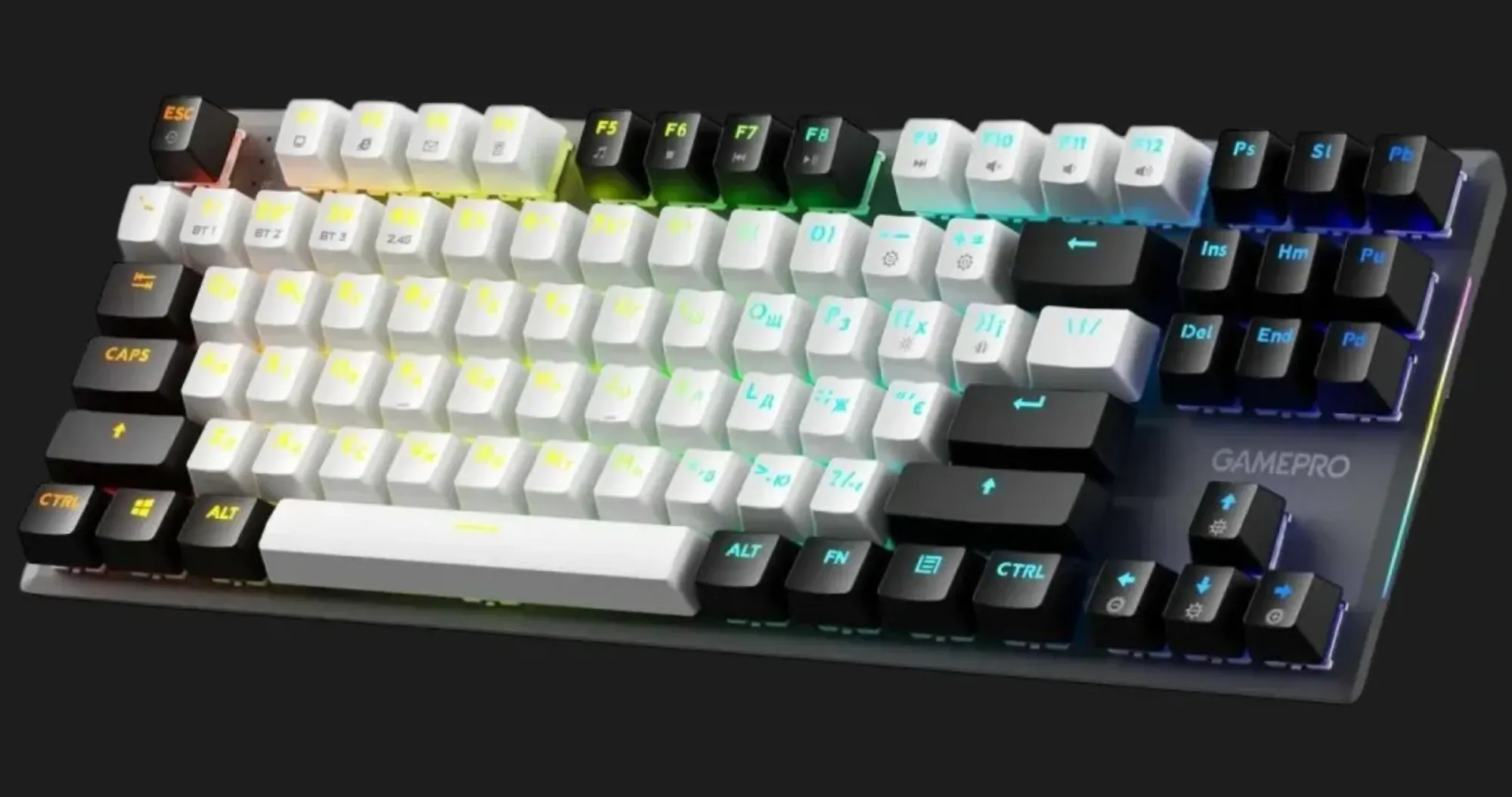 Клавіатура GamePro Genesis Joker Pro 87% Red switches (Gray) (UA)