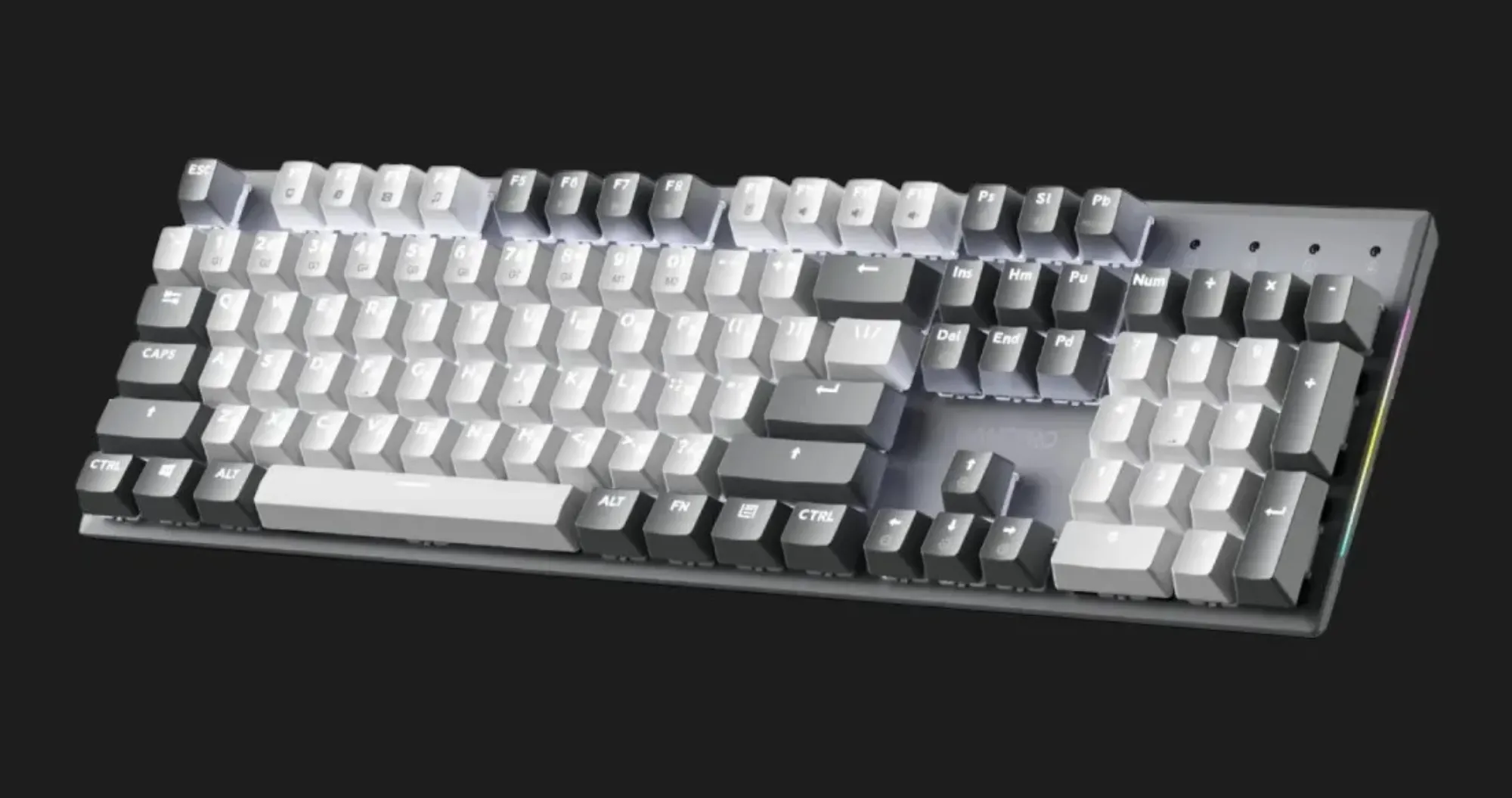 Клавіатура GamePro Genesis Metallic 100% Red switches (Black) (UA)