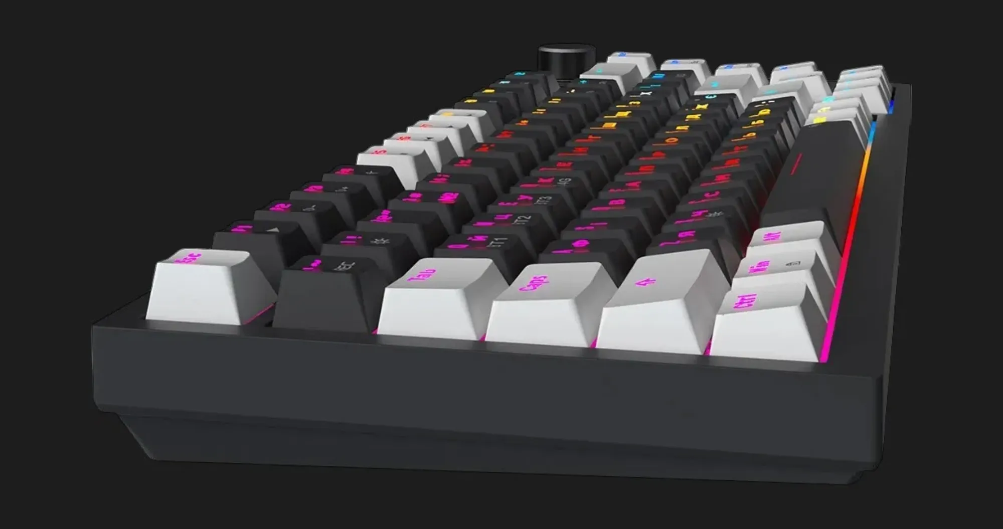 Клавіатура GamePro Asgard Valhalla Pro 75% Rainy switches (White) (UA)