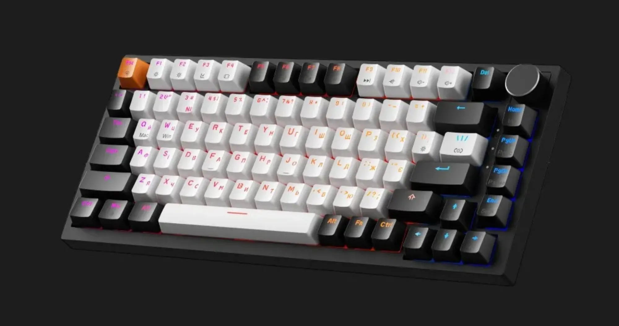 Клавіатура GamePro Asgard Valhalla MAX 75% Magnetic switches (Black) (UA