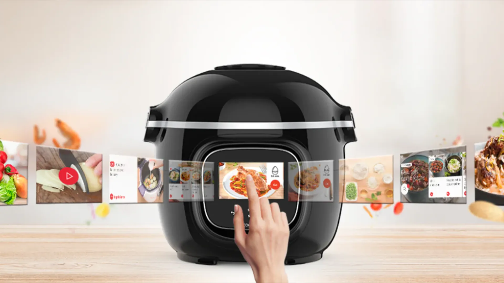 Мультиварка-скороварка Tefal Cook4me Touch CY912830 (UA)
