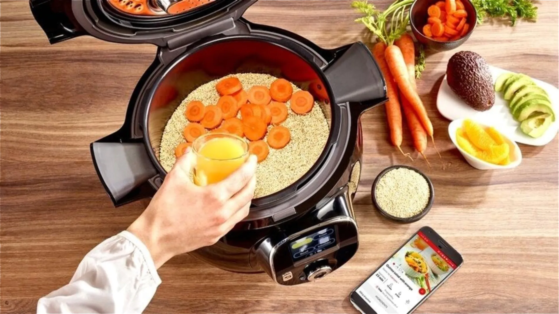 Мультиварка-скороварка Tefal Cook4me Touch CY912830 (UA)