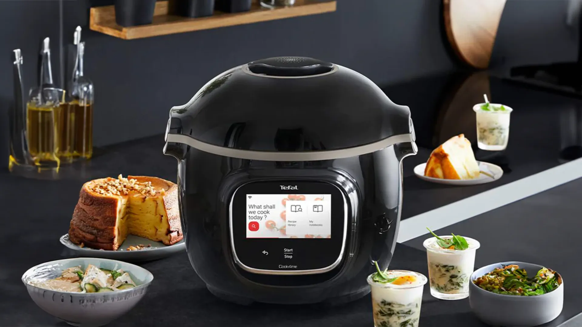 Мультиварка-скороварка Tefal Cook4me Touch CY912830 (UA)