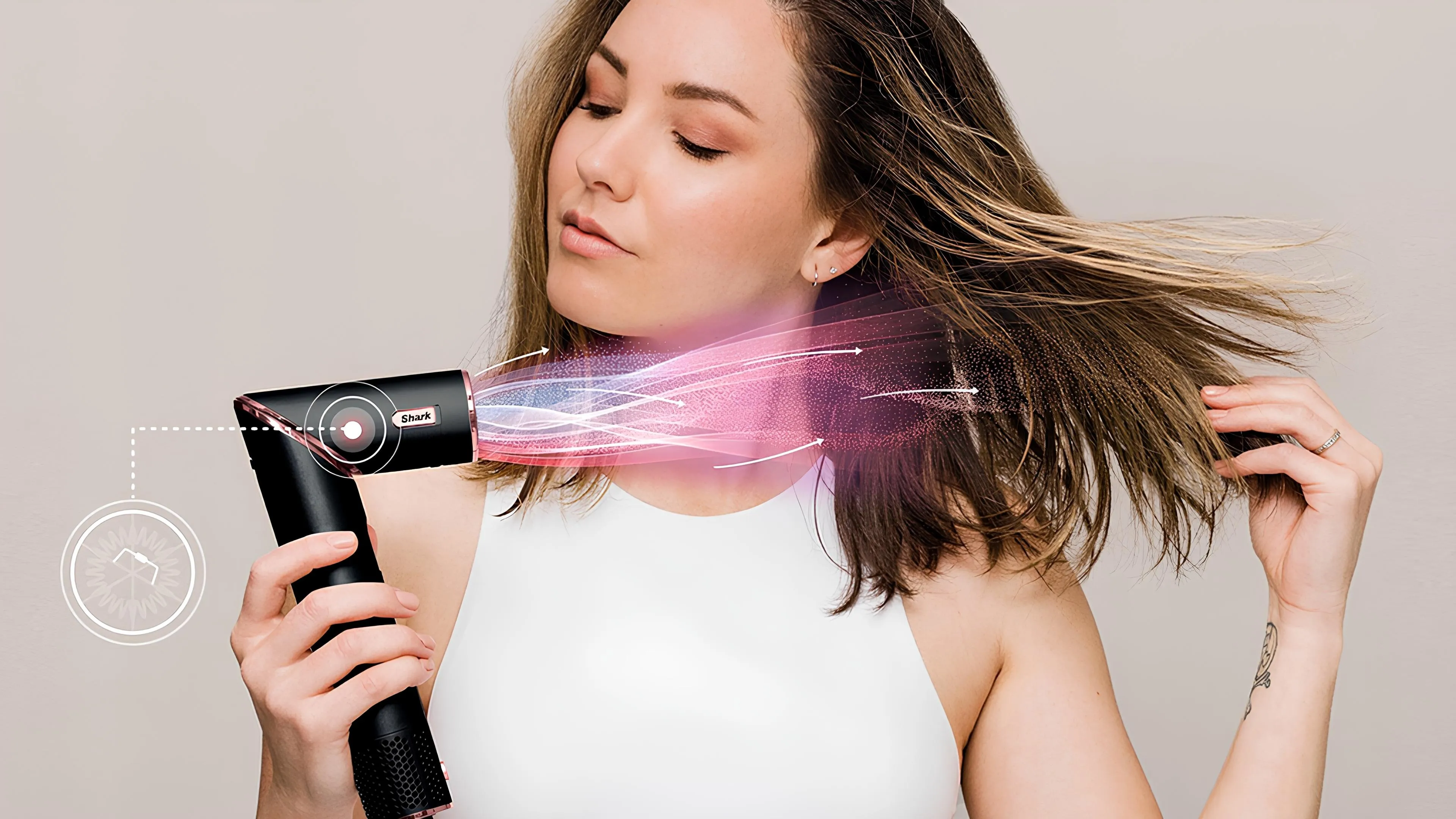 Стайлер Shark FlexStyle 5-in-1 Hair Styler and Dryer Stone (Black)