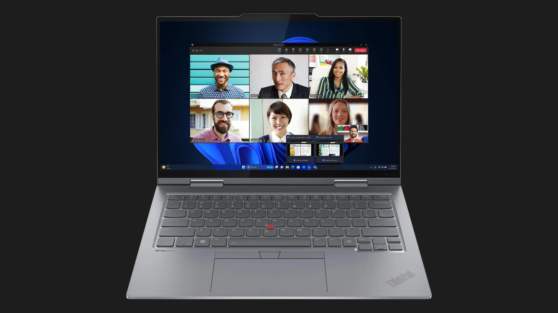 Ноутбук Lenovo ThinkPad X1 2-in-1 Gen 9 14" (Intel Core Ultra 7/32GB/1TB (SSD)/Intel Graphics) (21KE003HRA) (Standard)