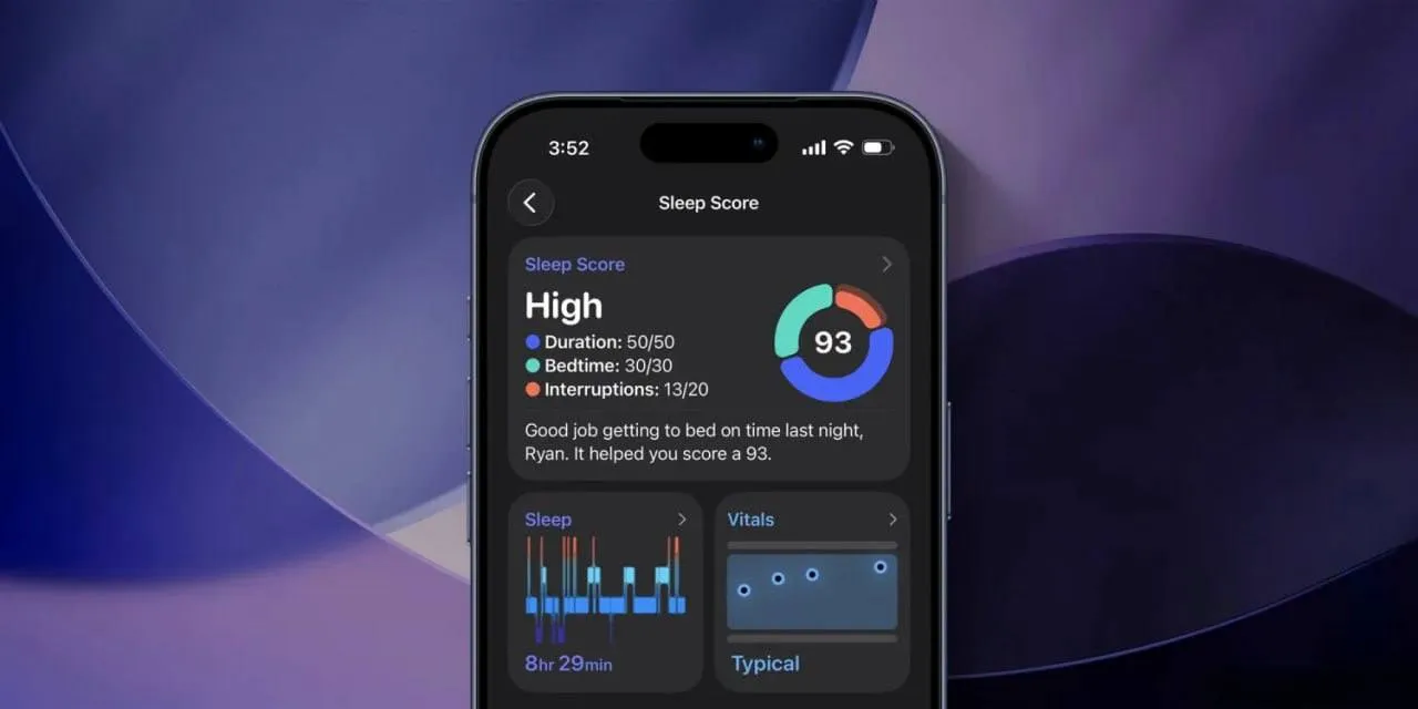 Sleep Score Apple