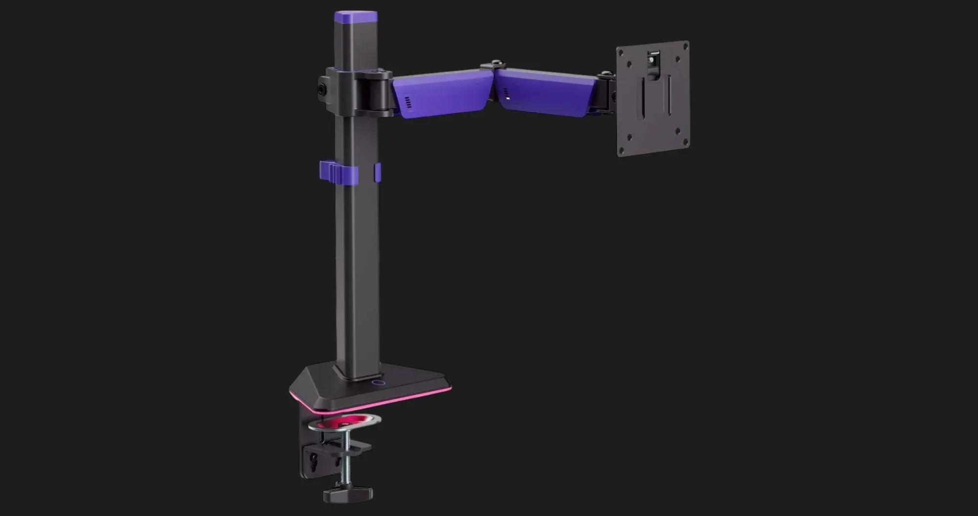 Настольный крепеж для монитора GamePro MAG101V (17-40") (Black/Violet) (UA)