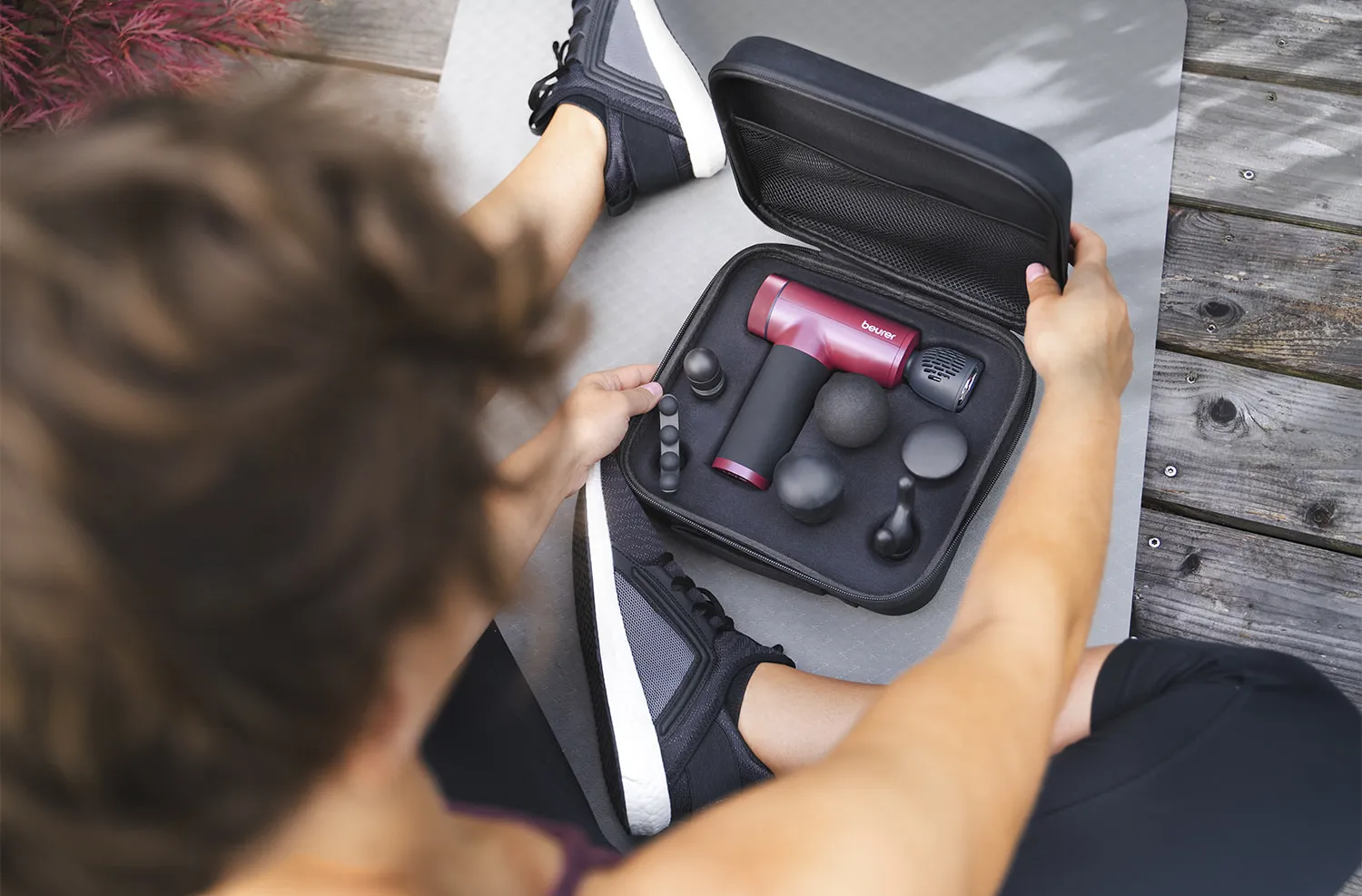 Массажер для тела Beurer MG 195 HOT / COLD RIPE CHERRY