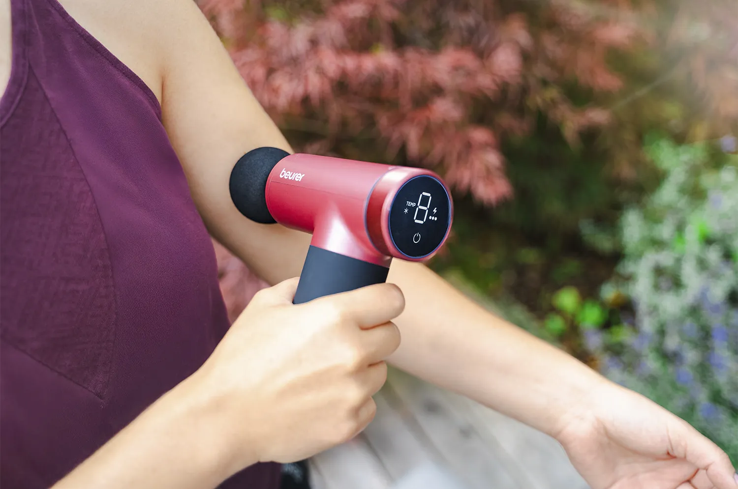 Массажер для тела Beurer MG 195 HOT / COLD RIPE CHERRY