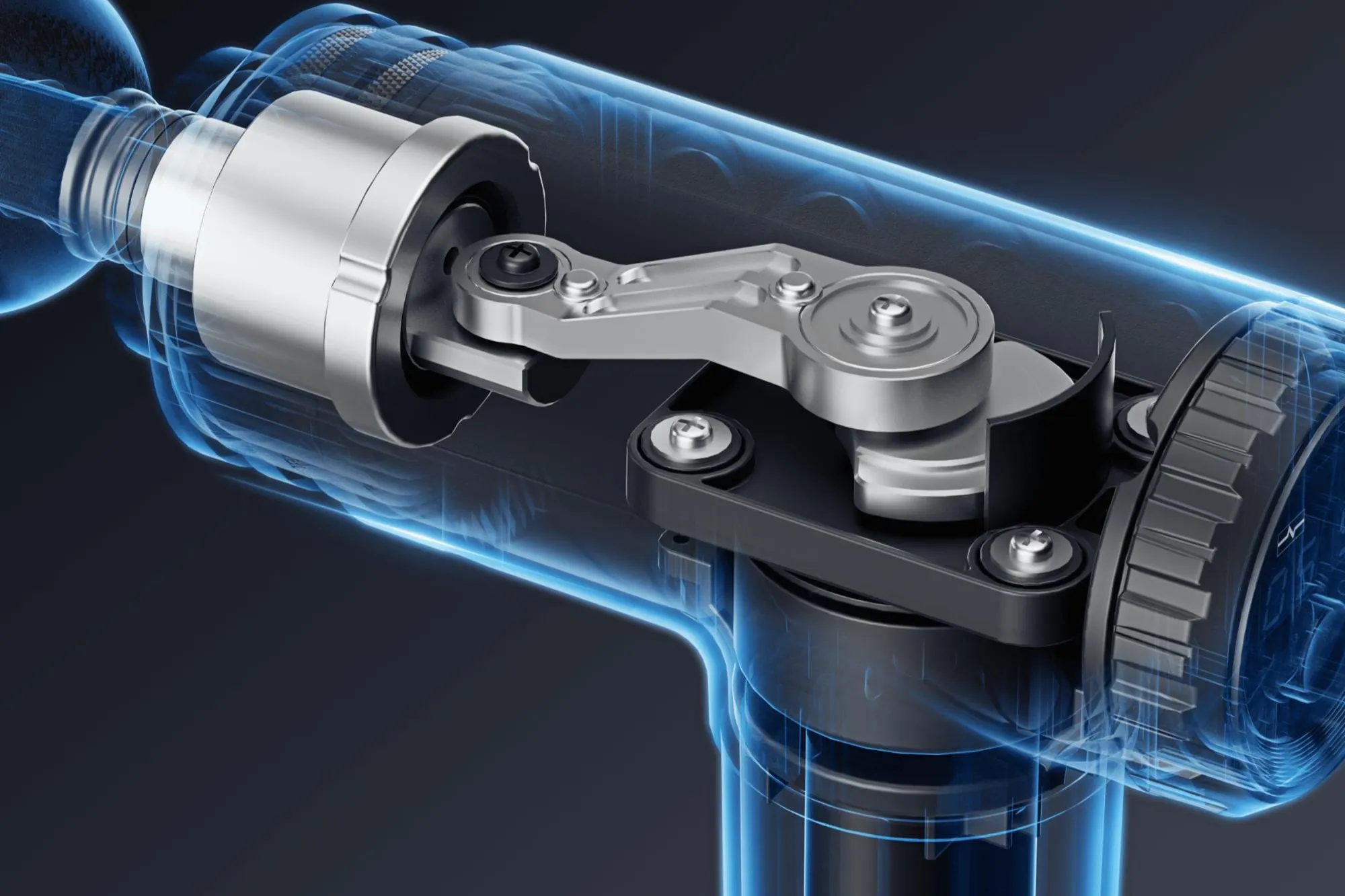 Перкуссионный массажер Naipo NPMGUN-K5 (Black)