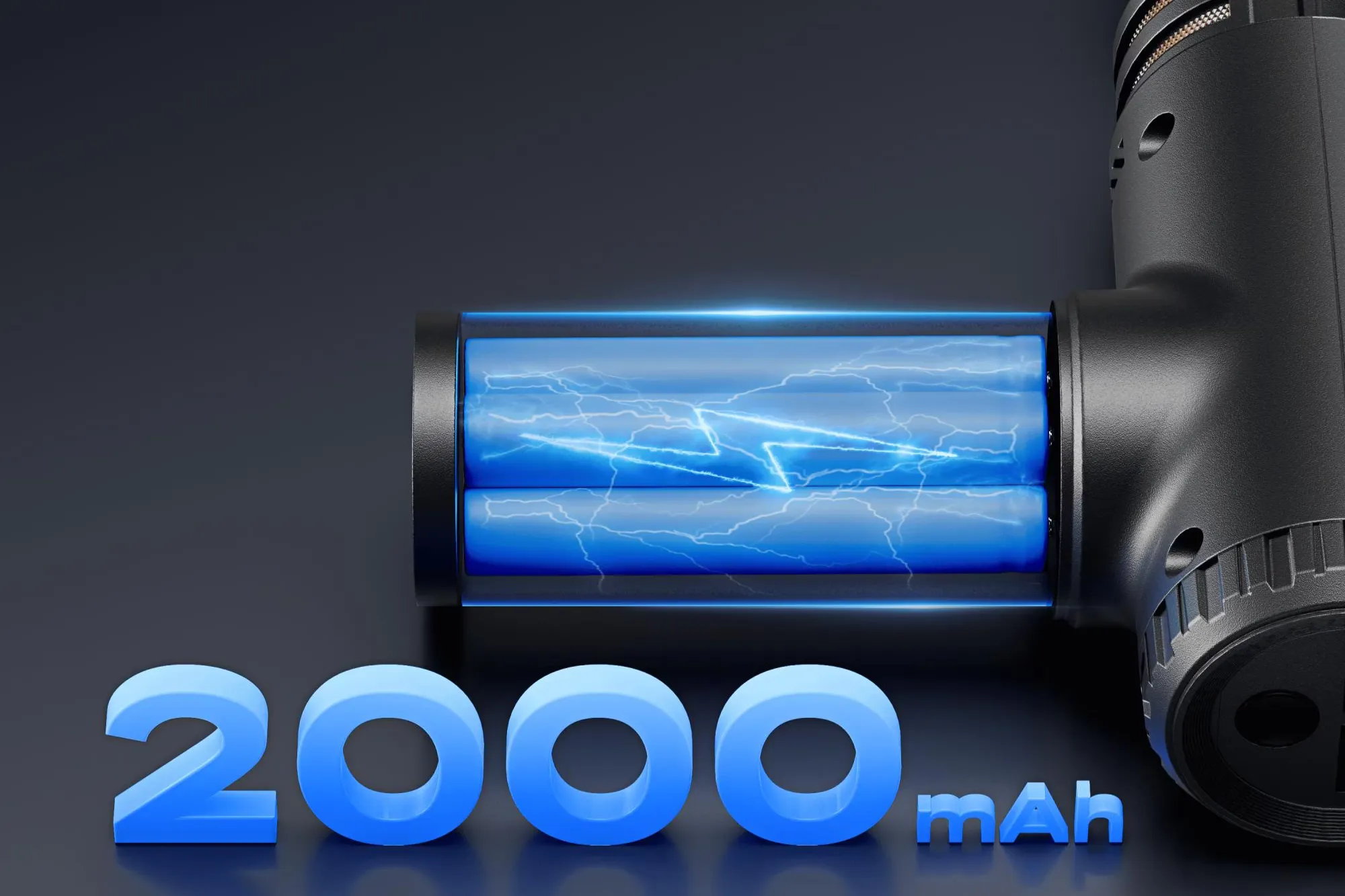 Перкуссионный массажер Naipo NPMGUN-K5 (Black)