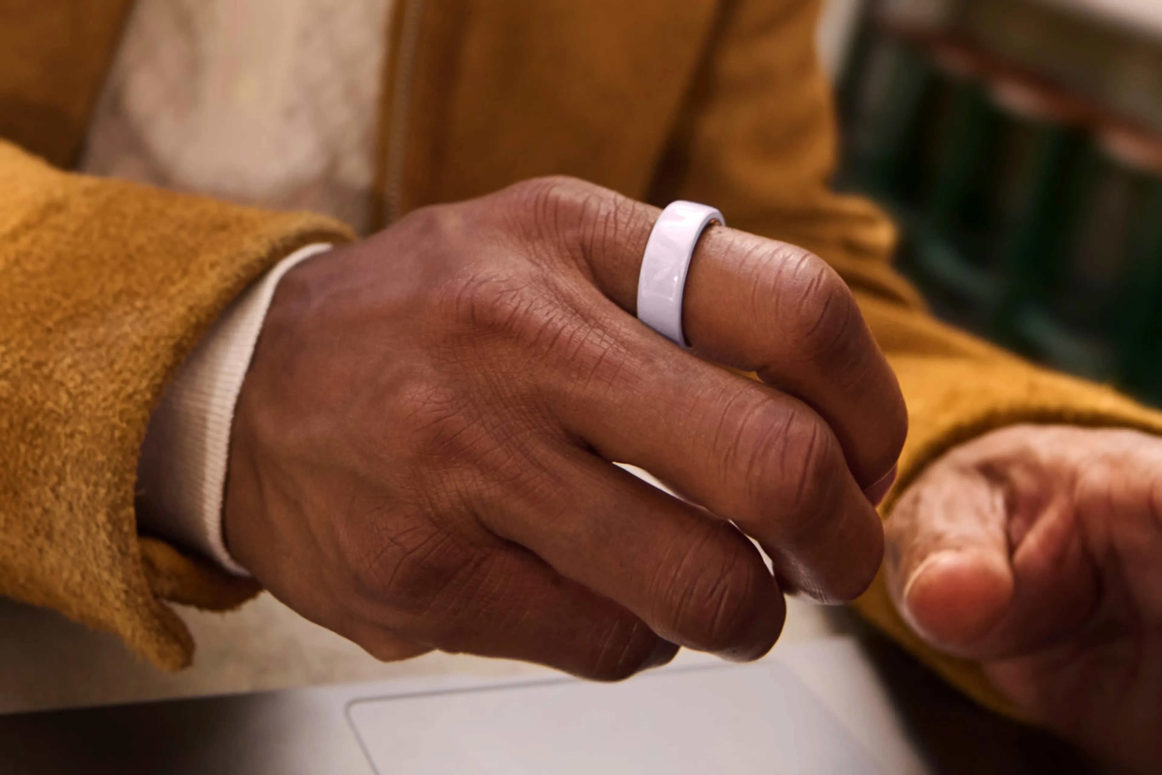 Смарт-кольцо Oura Ring 4 Ceramic Tide Size 6