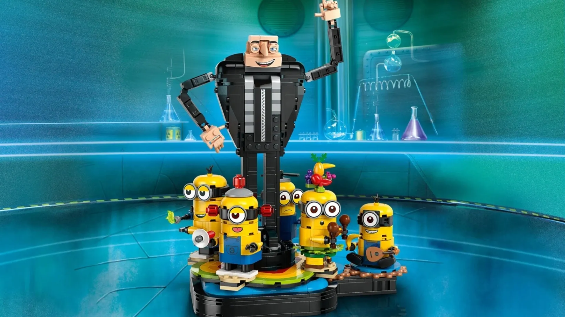 Конструктор LEGO Despicable Me Ґру й посіпаки з кубиків (75582)