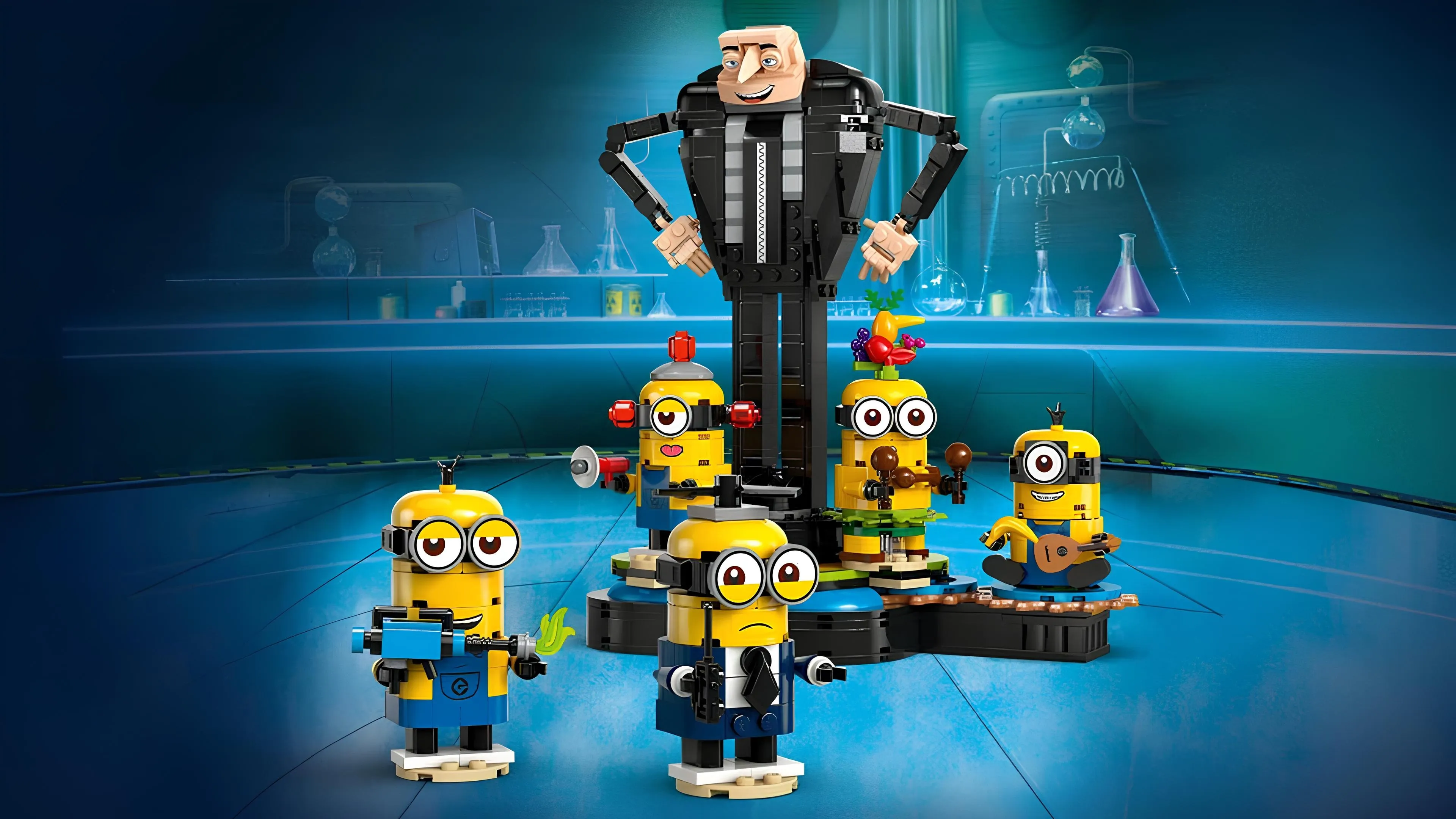 Конструктор LEGO Despicable Me Ґру й посіпаки з кубиків (75582)