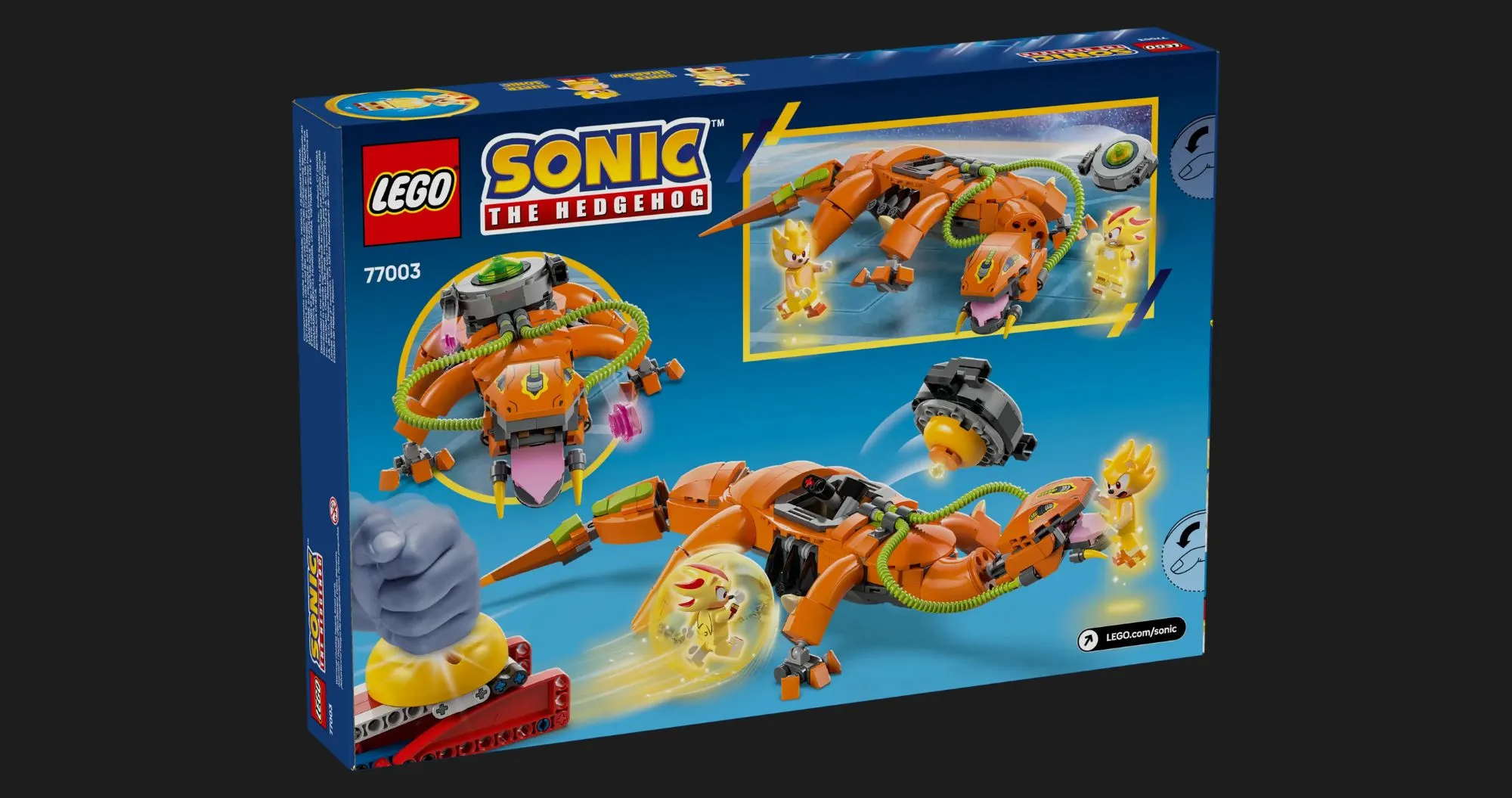 Конструктор LEGO Sonic Супер Шедоу проти Біолізарда (77003)