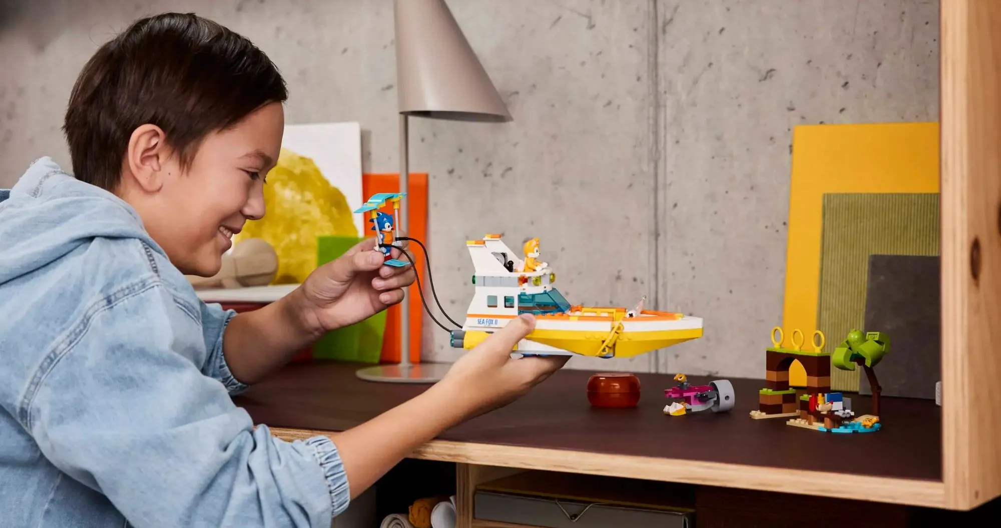 Конструктор LEGO Sonic Човен із «Пригод Тейлза» (76997)