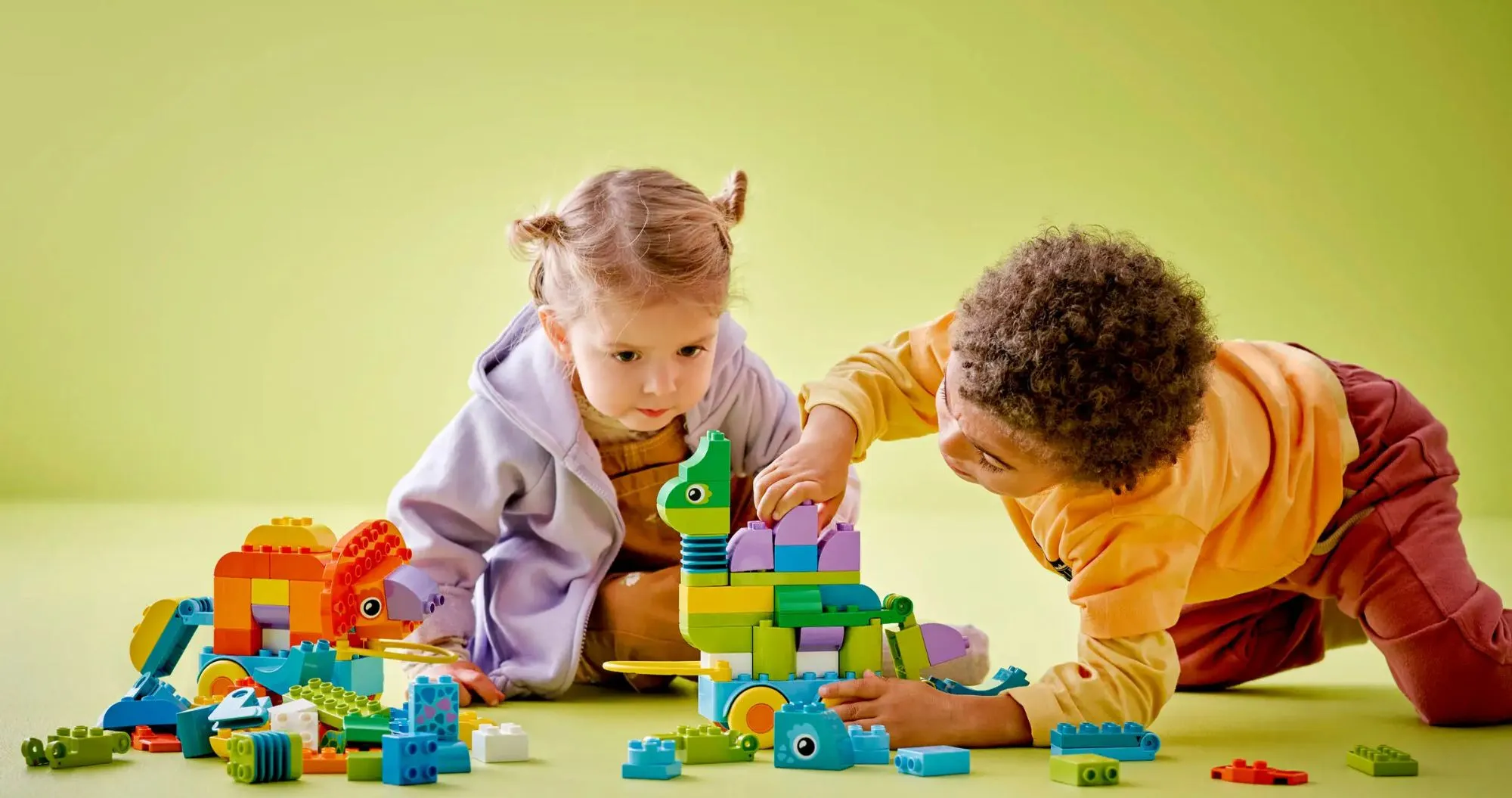 Конструктор LEGO DUPLO Динозавры на колесах 3 в 1 (10451)