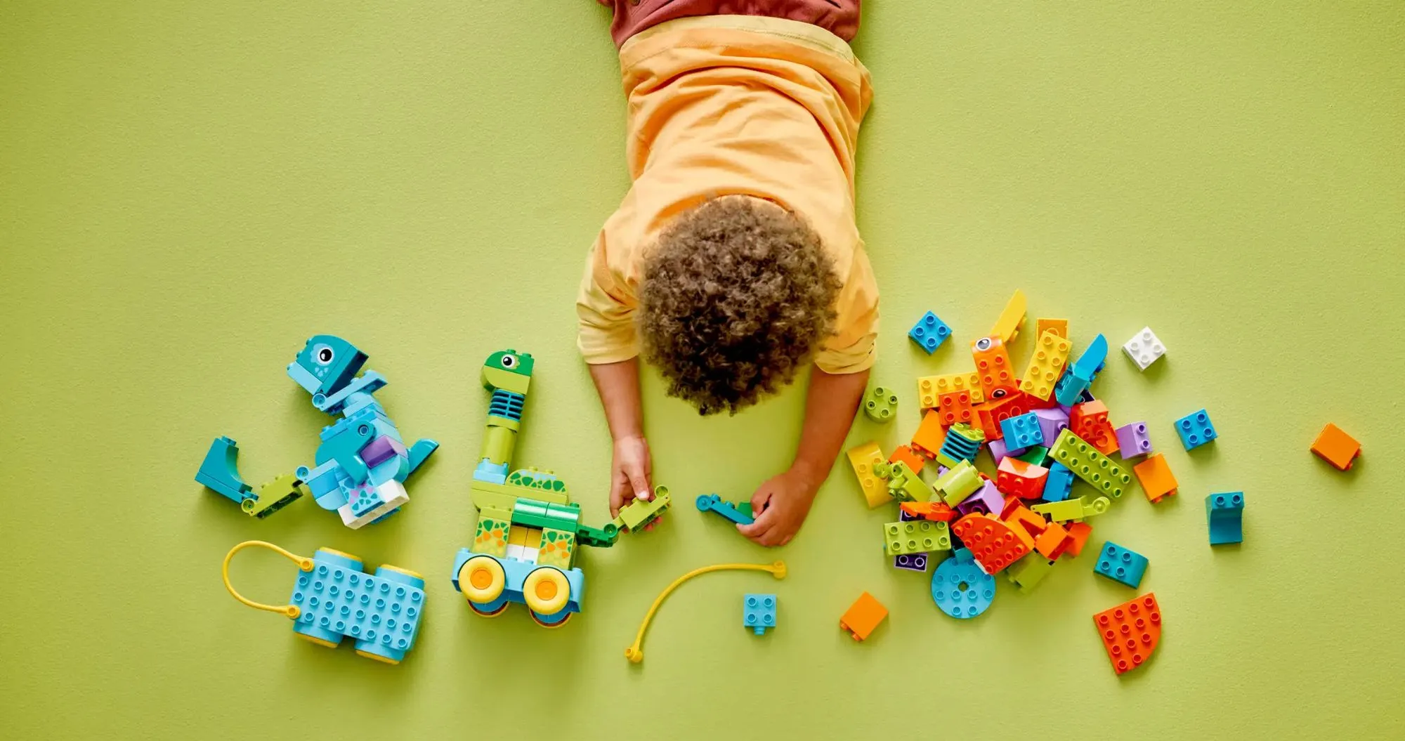 Конструктор LEGO DUPLO Динозавры на колесах 3 в 1 (10451)