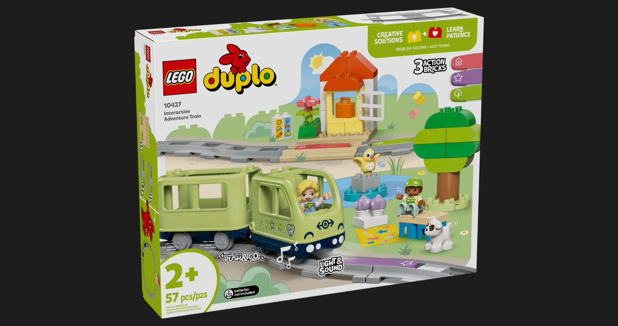 Конструктор LEGO DUPLO Інтерактивний пригодницький потяг (10427)