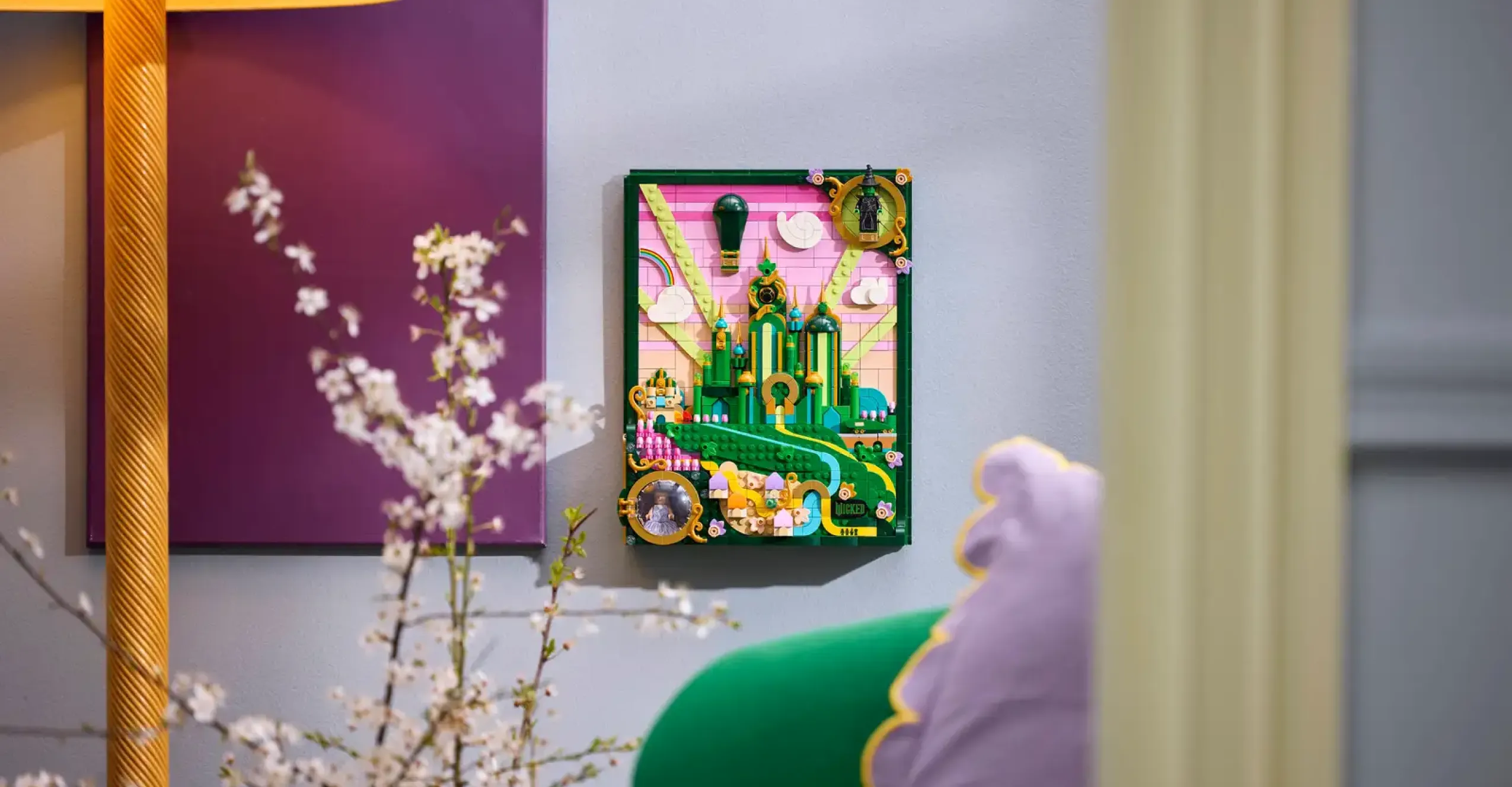Конструктор LEGO Wicked Емеральд-сіті Настінний декор (75685)