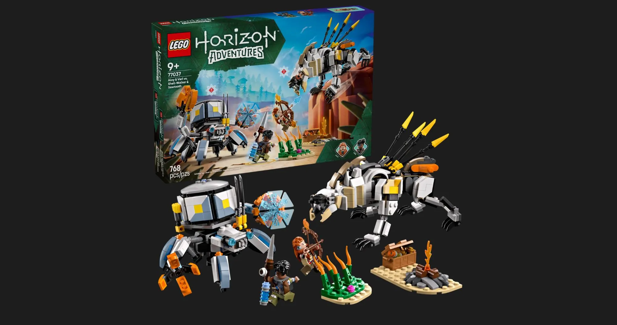 Конструктор LEGO Other: Aloy і Varl против Shell-Walker и Sawtooth (77037)