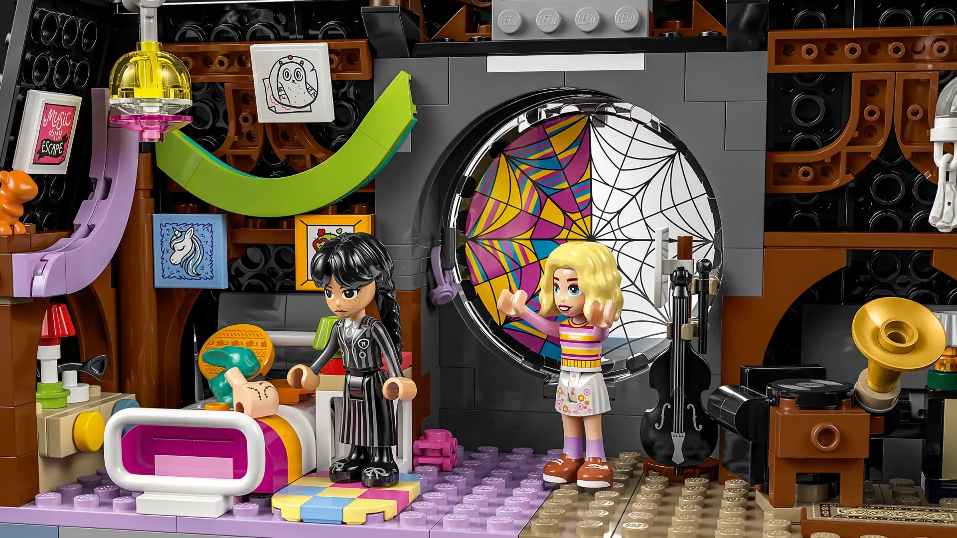 Конструктор LEGO Wednesday Кімната Венздей та Енід (76781)