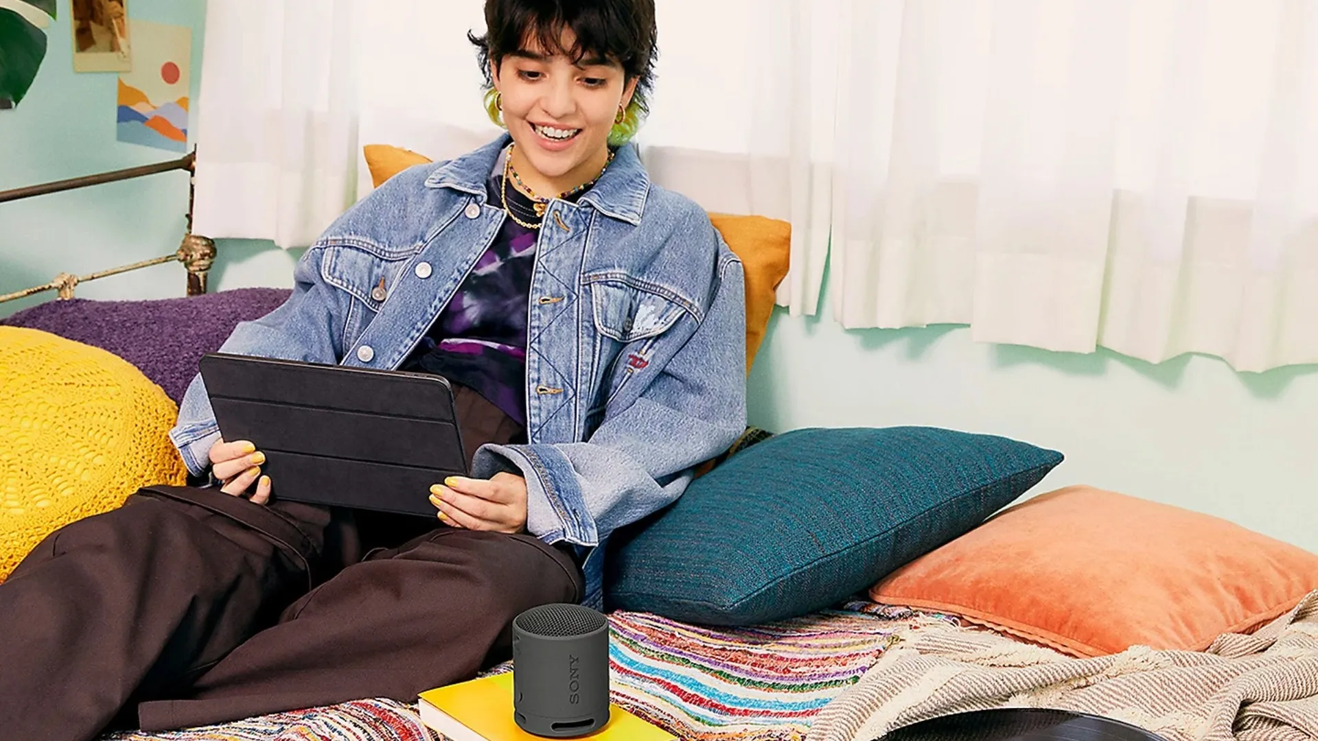 Портативна акустика Sony SRS-XB100 (Gray)