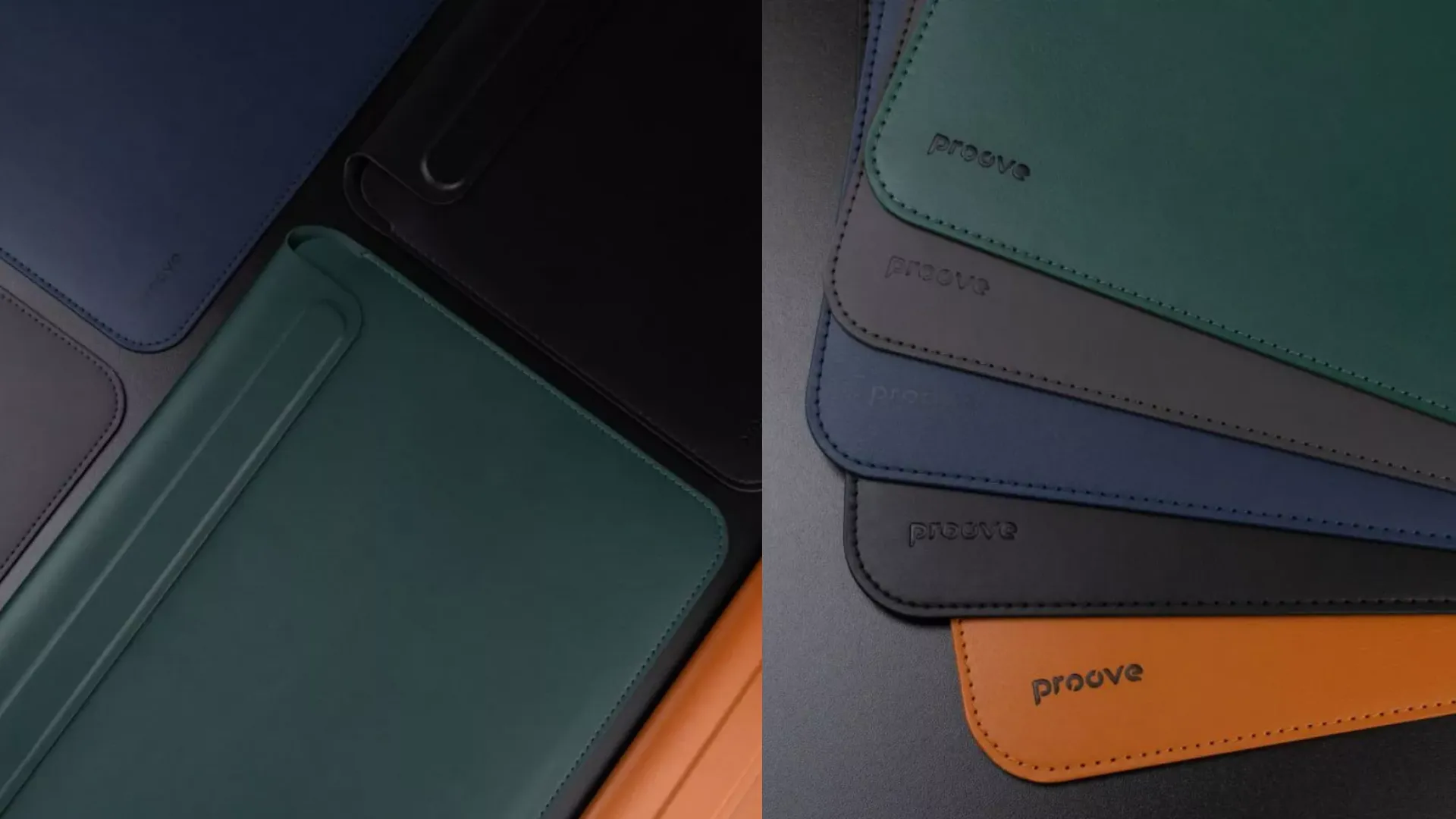 Чехол Proove Leather Sleeve MacBook 13,6"/14,2" (Black)