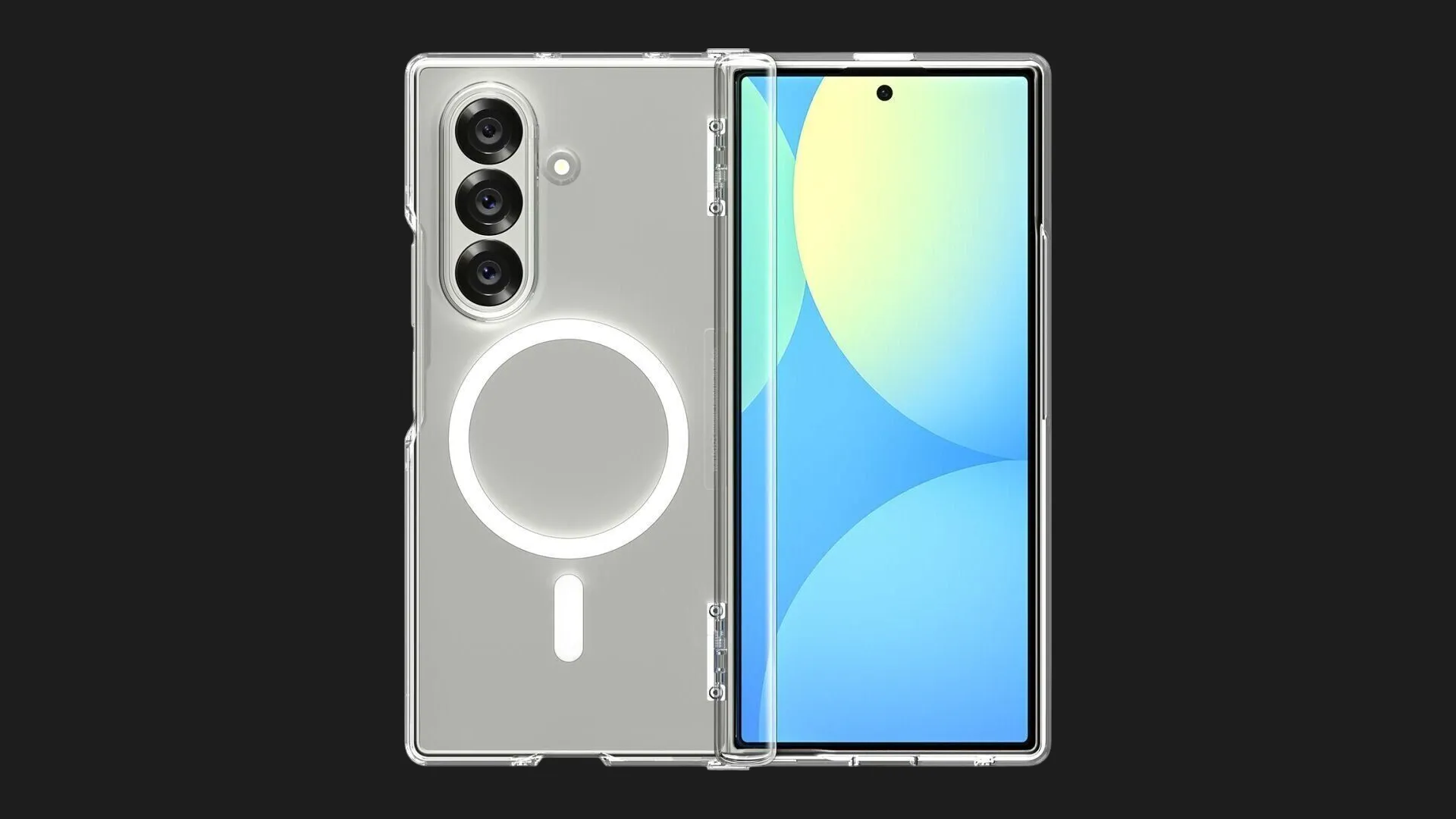 Чохол Spigen Ultra Hybrid Pro для Samsung Galaxy Fold 6 (Crystal Clear)