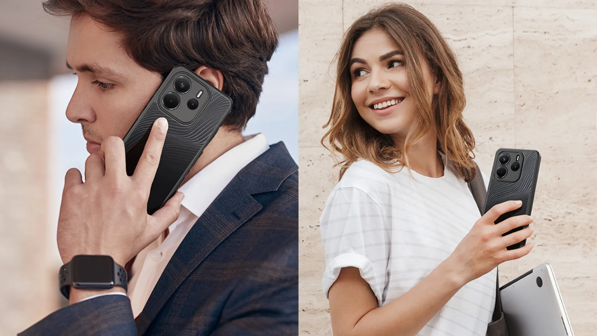 Чехол Dux Ducis Aimo Series для Xiaomi Redmi Note 14 4G (Black)