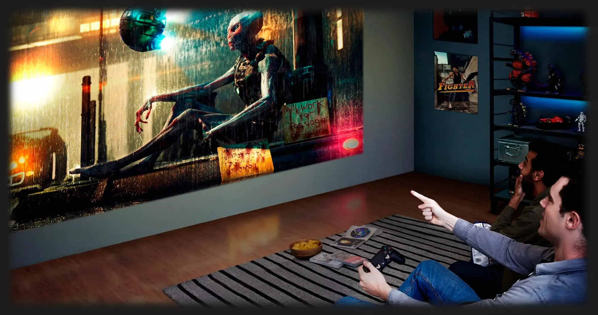 Короткофокусний проектор BenQ TK705STi (9H.R0D77.57E) (UA)