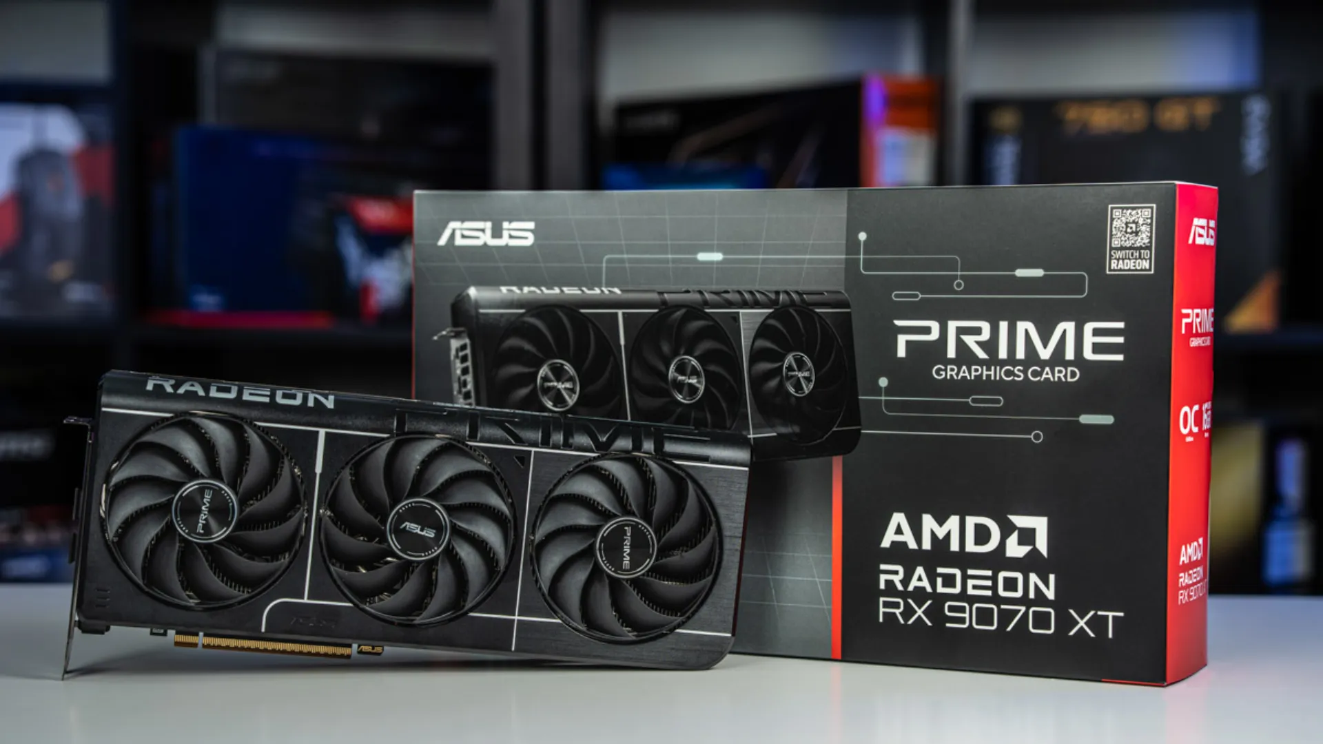 Видеокарта ASUS Radeon RX 9070 XT PRIME 16GB (90YV0L71-M0NA00)