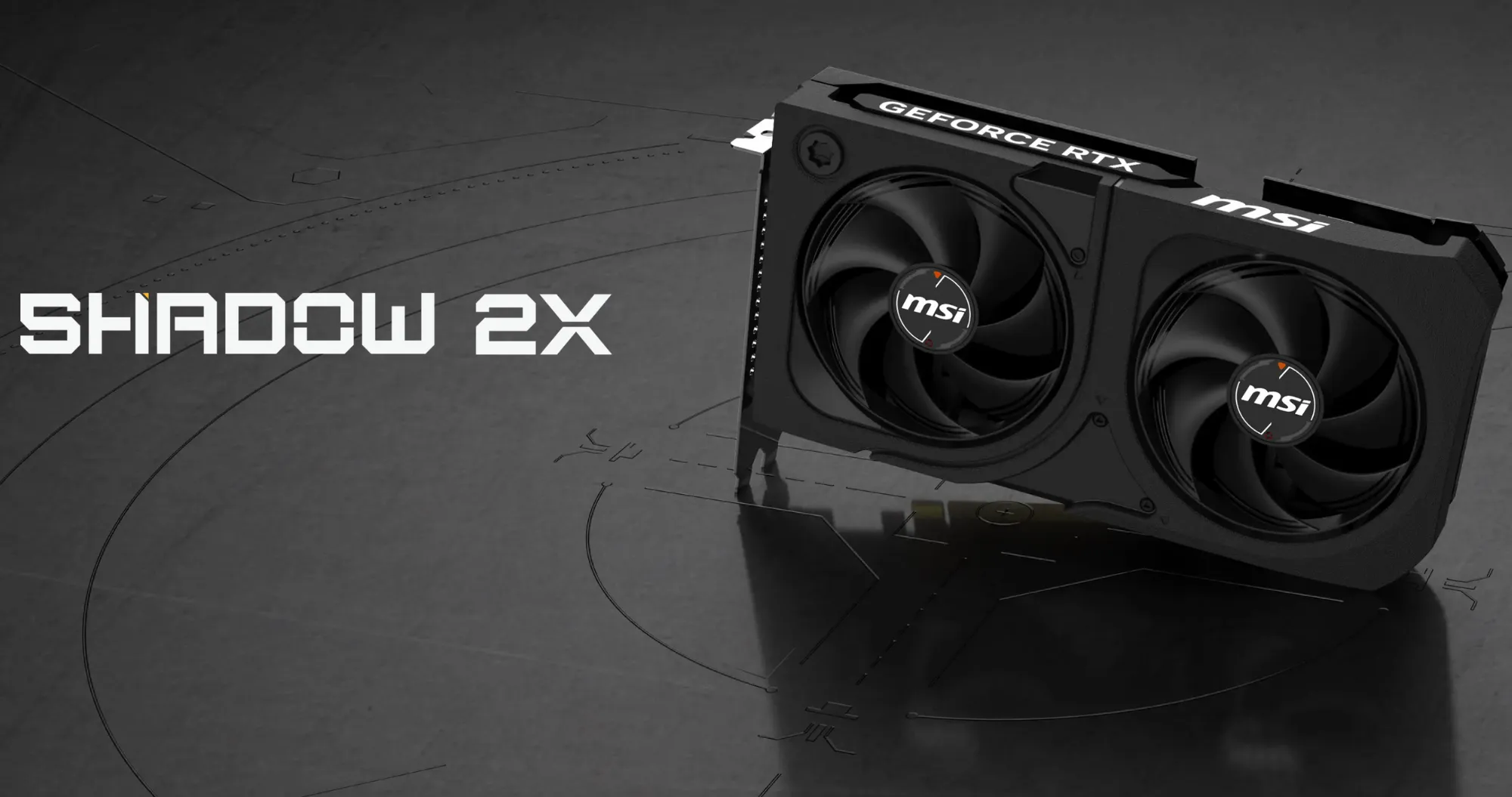 Видеокарта MSI GeForce RTX 5060 Ti Shadow 2X Plus 16GB (912-V535-071)