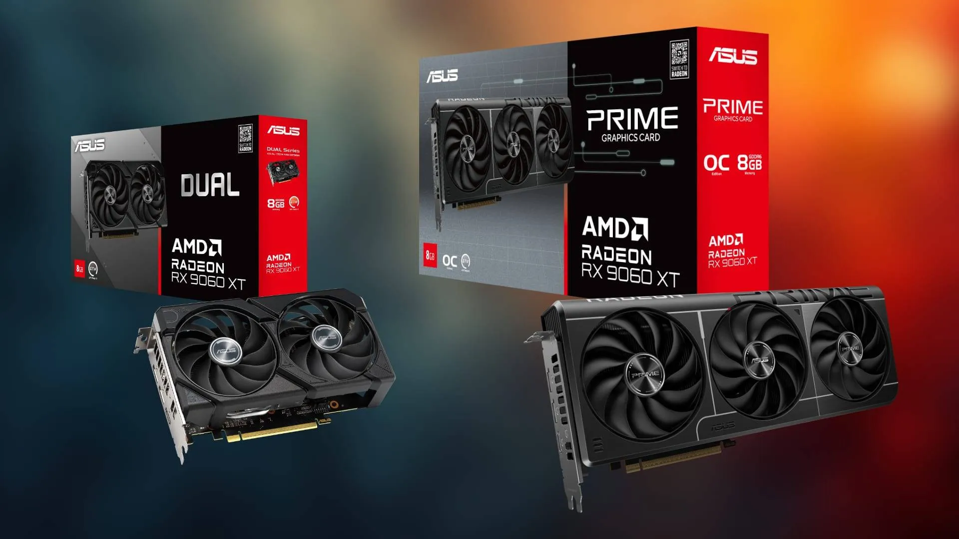 Відеокарта ASUS Radeon RX 9060 XT Dual 16GB (90YV0LG3-M0NA00) (White)
